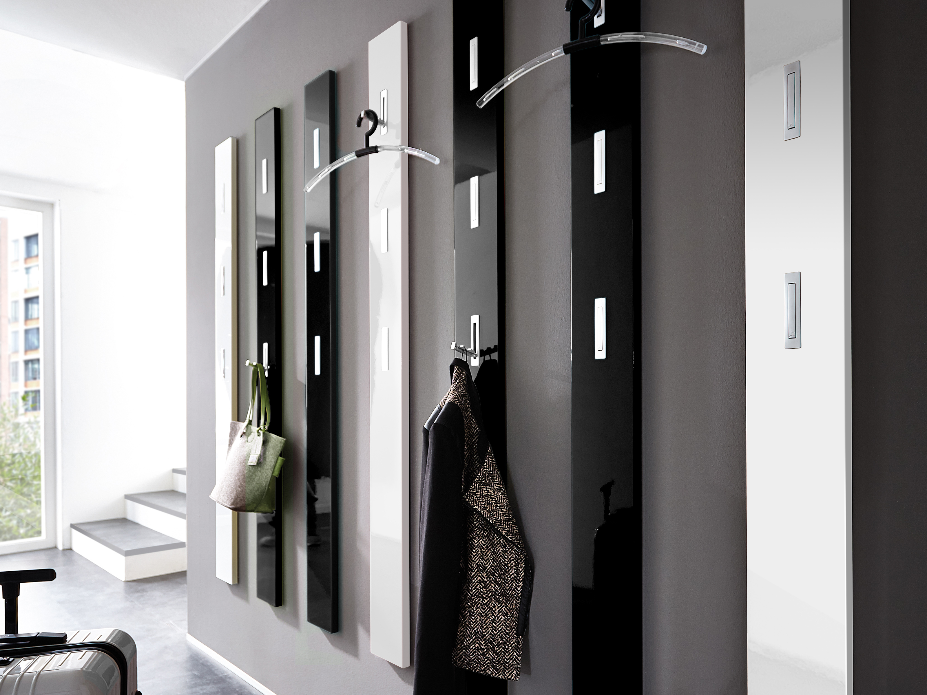 Porte-manteaux WEST-COAT blanc brillant