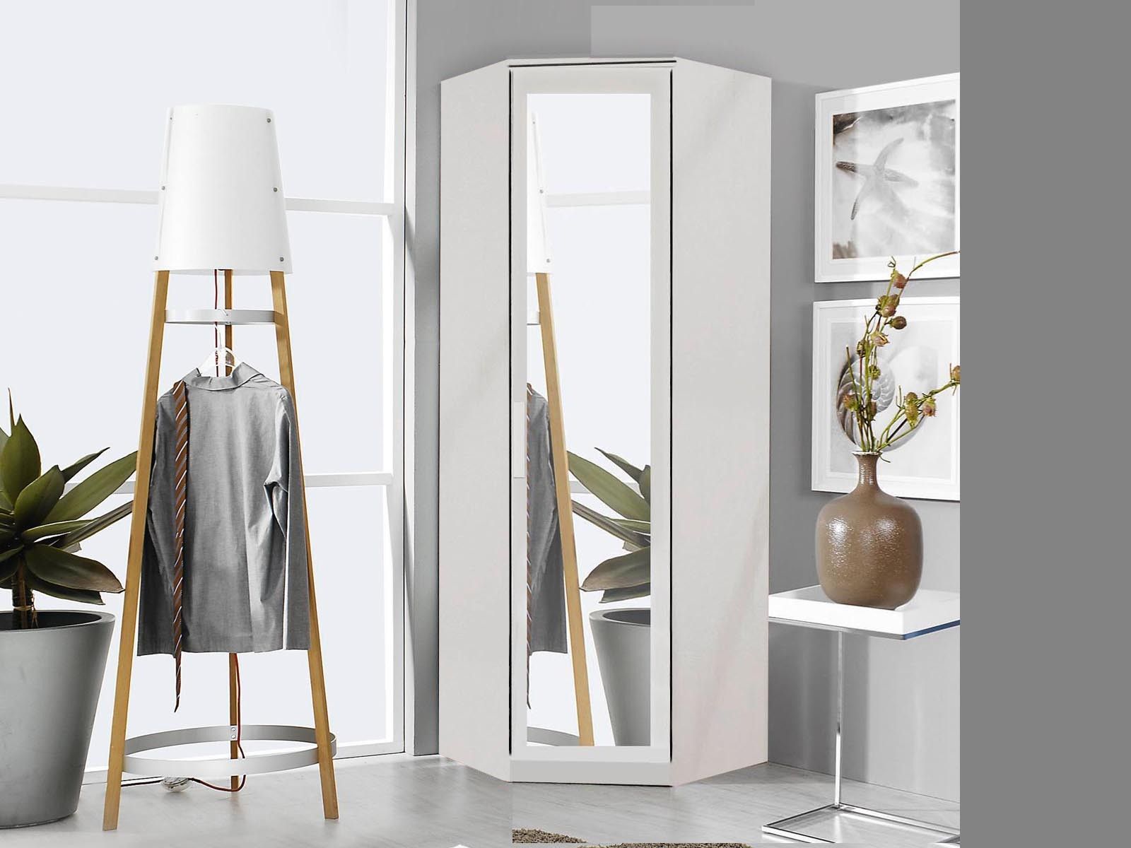 Armoire d’angle RIGA 1 porte blanc