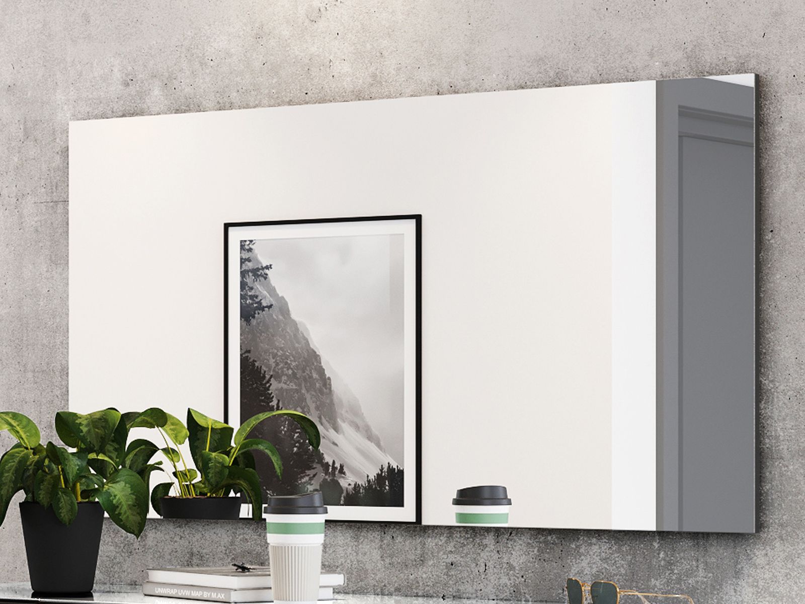 Miroir CELIMENE 114 cm graphite