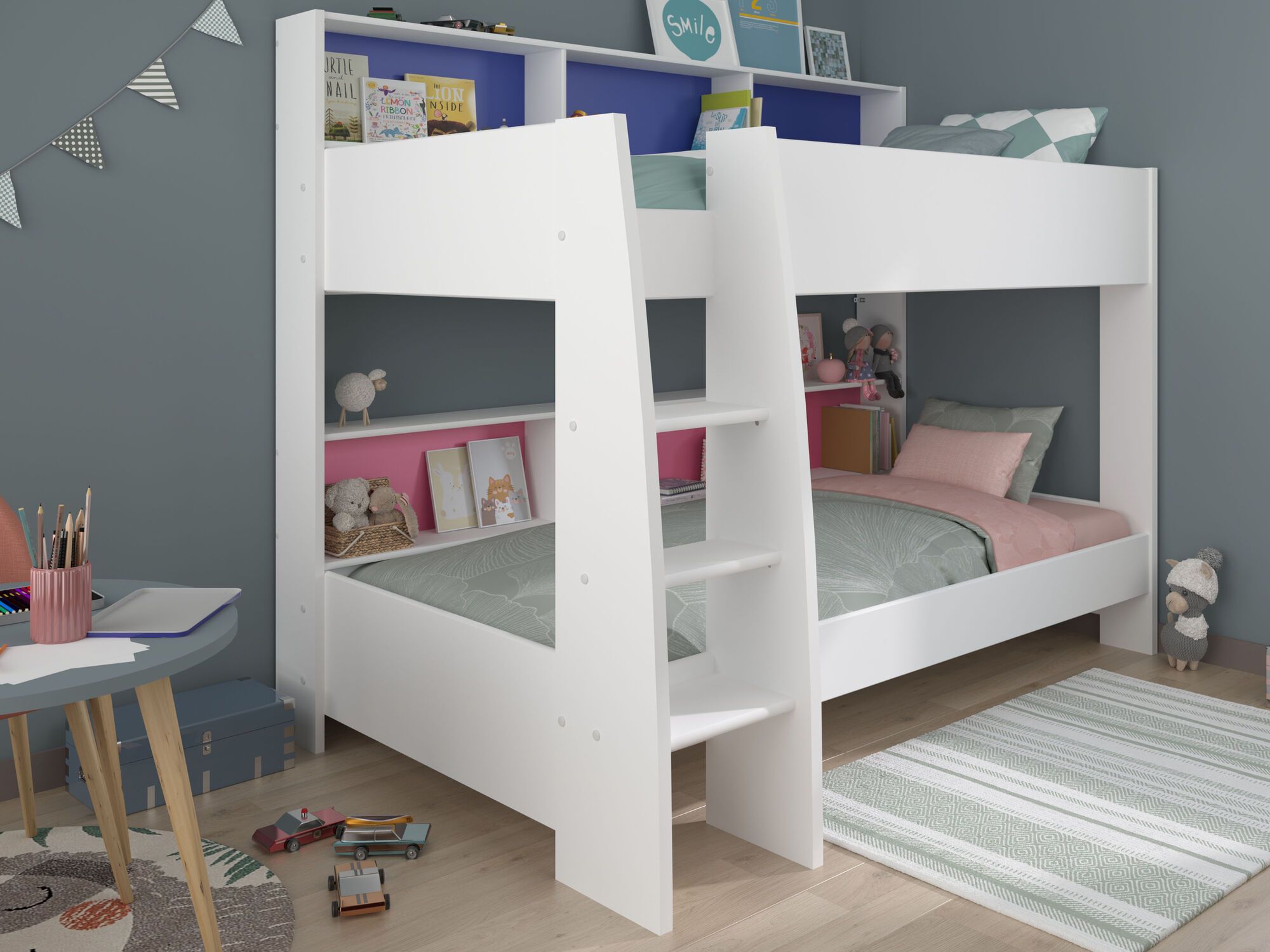 Lit superposé LEON blanc