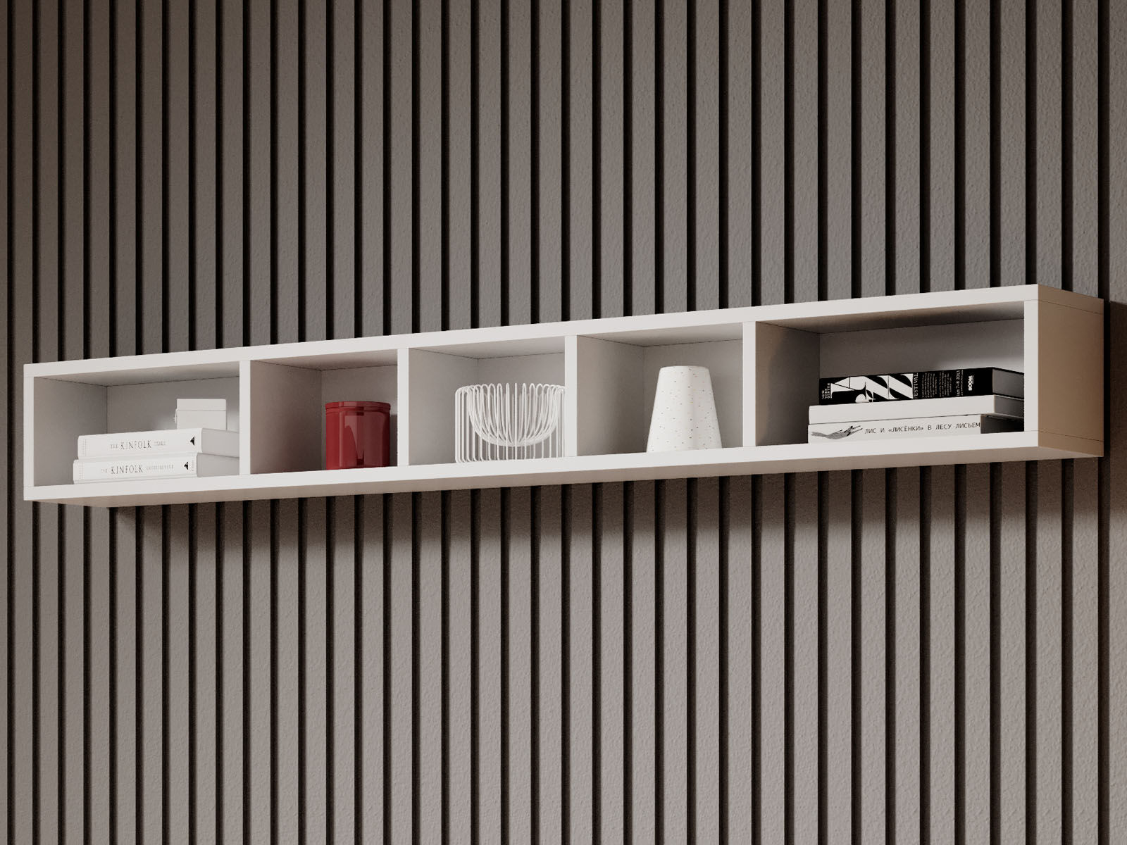 Etagère murale TOMASSON 169 cm blanc