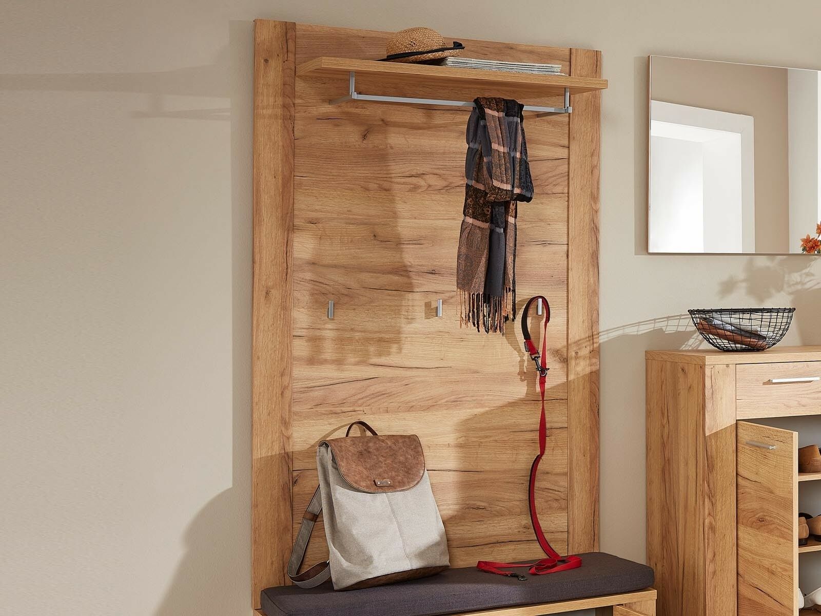 Porte-manteaux CASTLE chêne navarra