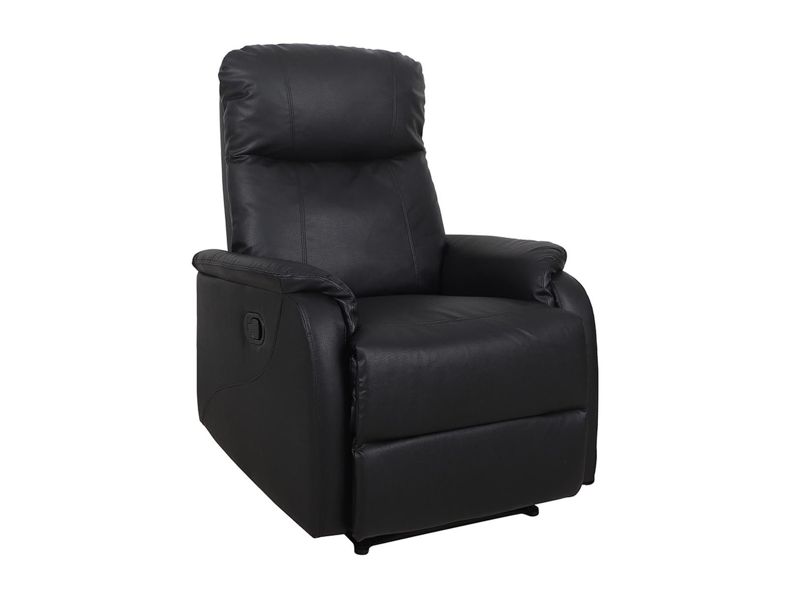 Fauteuil relax manuel TOKINO noir