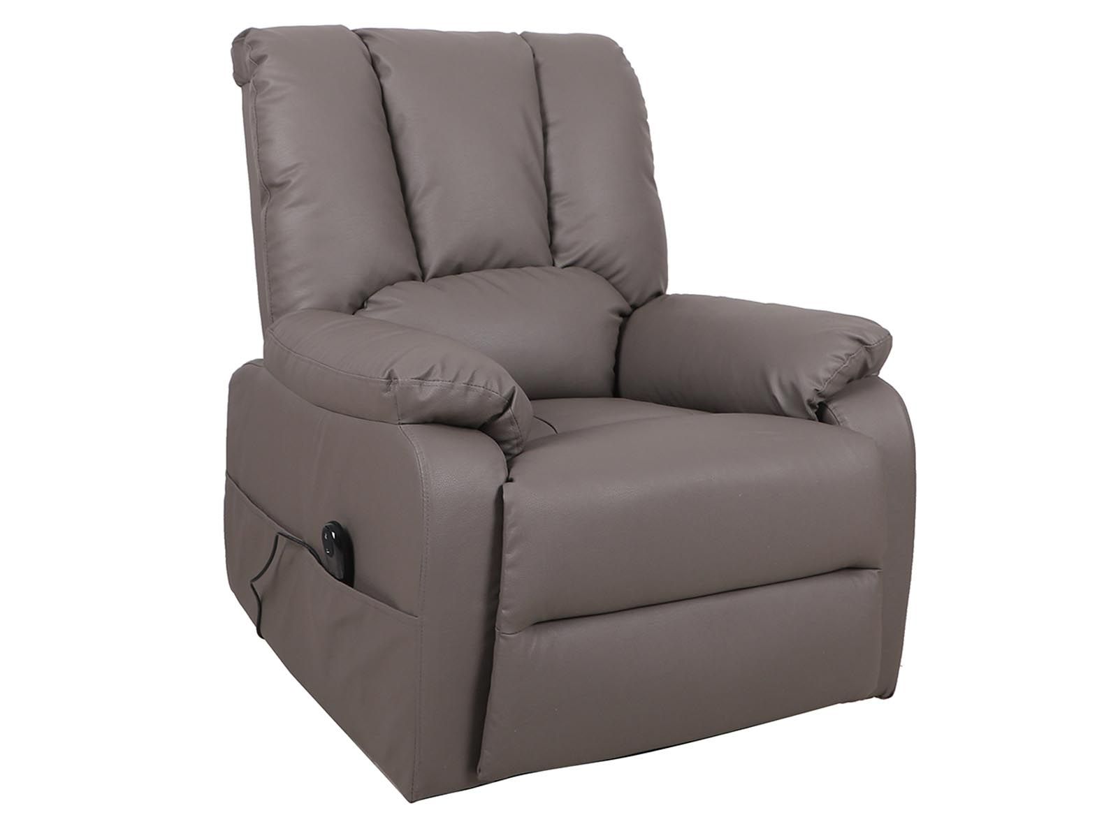 Fauteuil relax électrique OZARA taupe