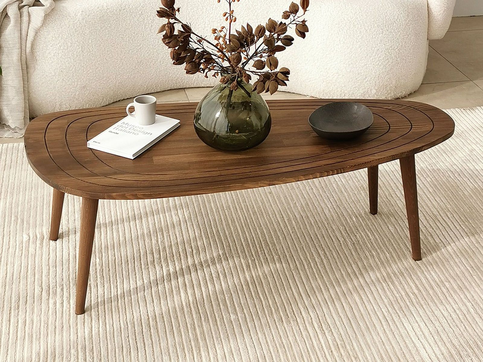 Table basse SWEENY 115 cm noyer