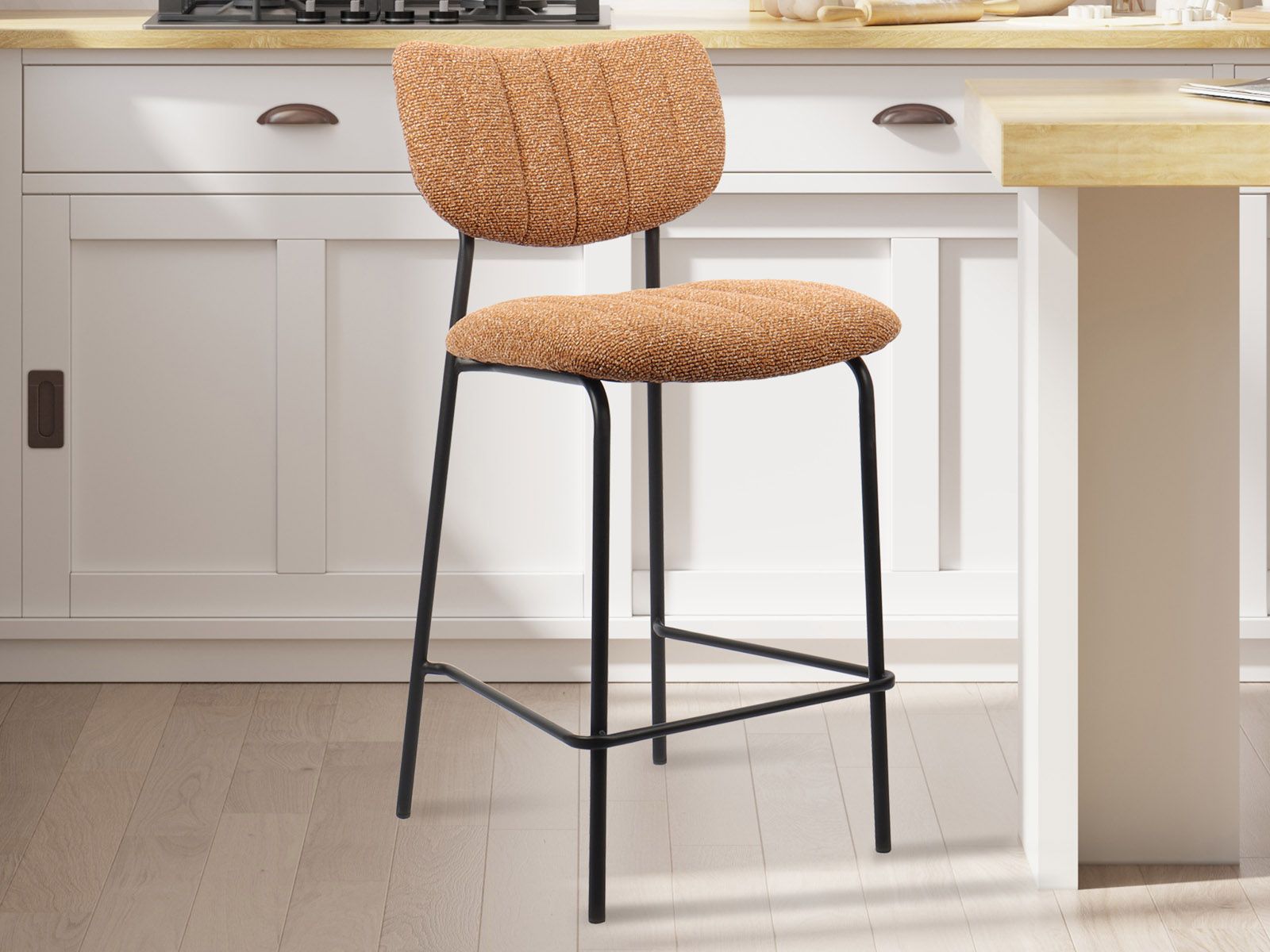 Tabouret de bar ANIKA orange