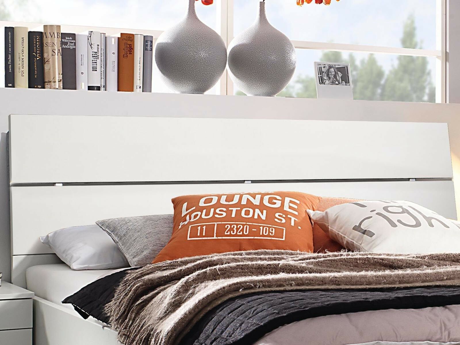 Tête de lit SCARLETT 180x200 cm blanc