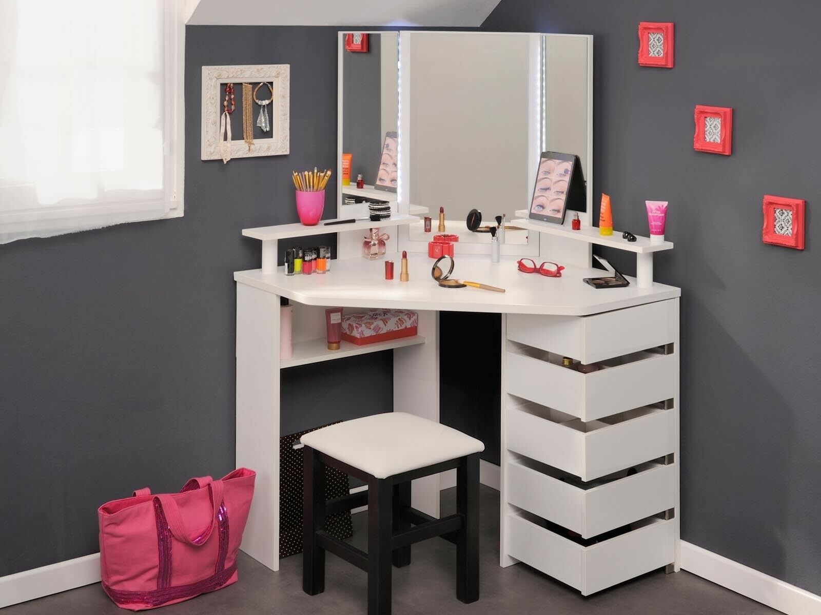 Coiffeuse VOLGA blanc