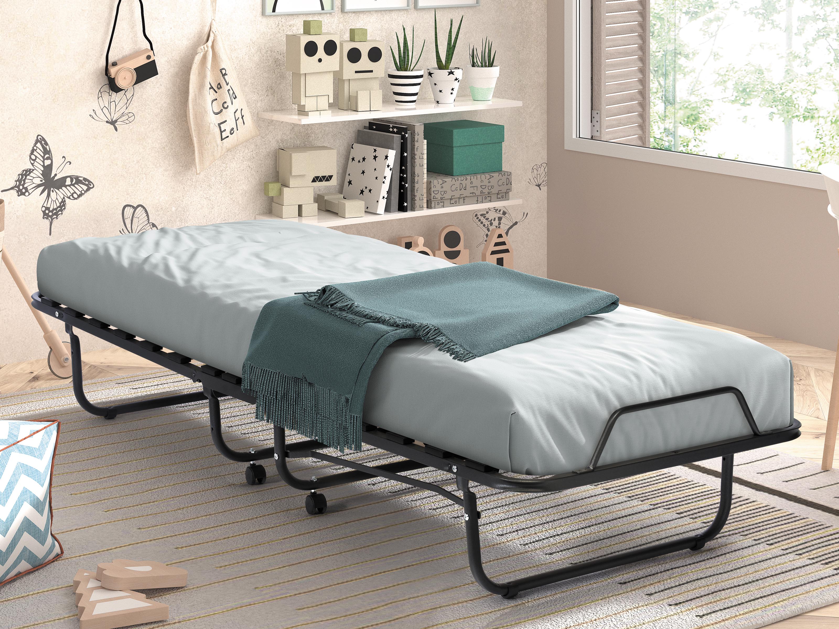 Lit pliable BRUSSELOS 90x200 cm métal