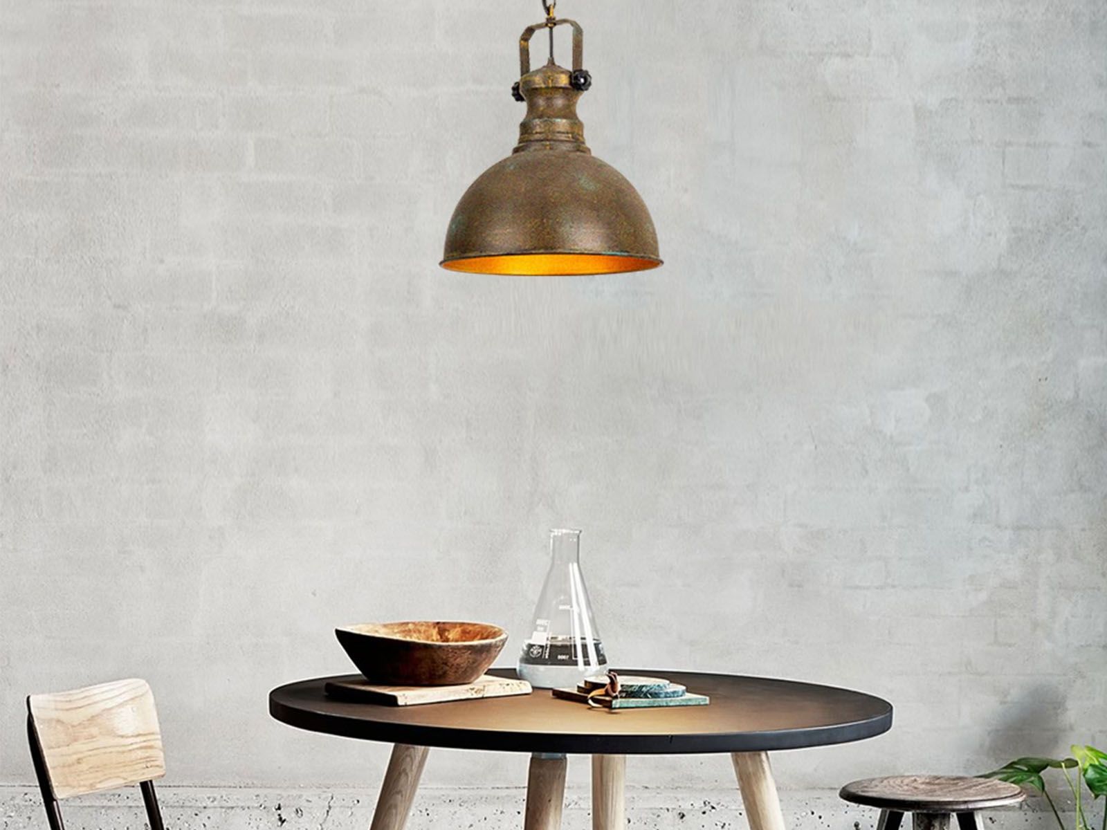 Luminaire suspendu PIAZZI 1 lampe vintage