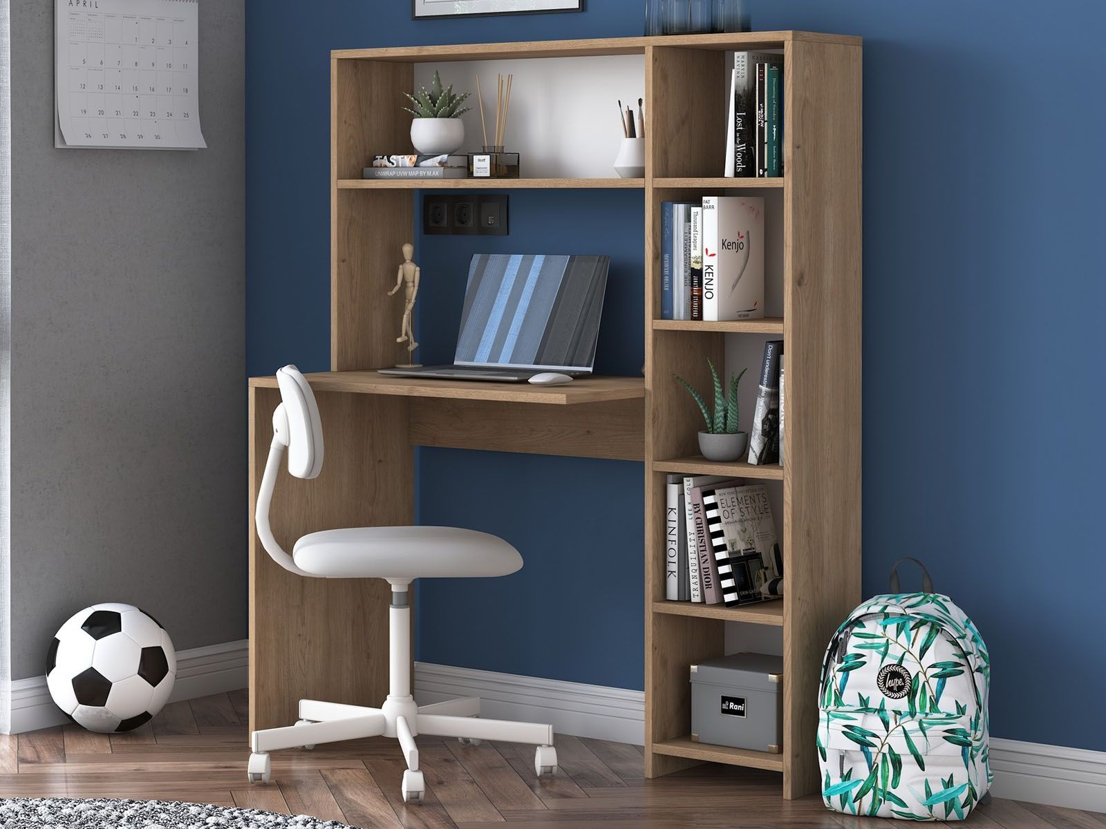 Bureau HANNA chêne doré