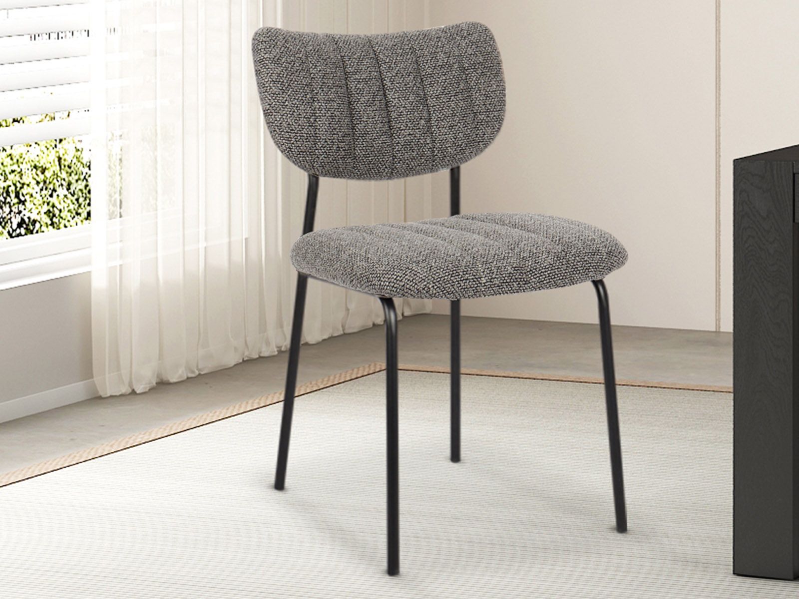 Chaise ATRIA gris foncé