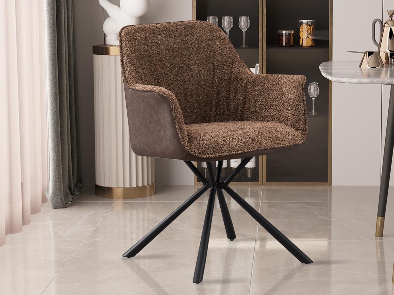 Chaise LUCARDI sable