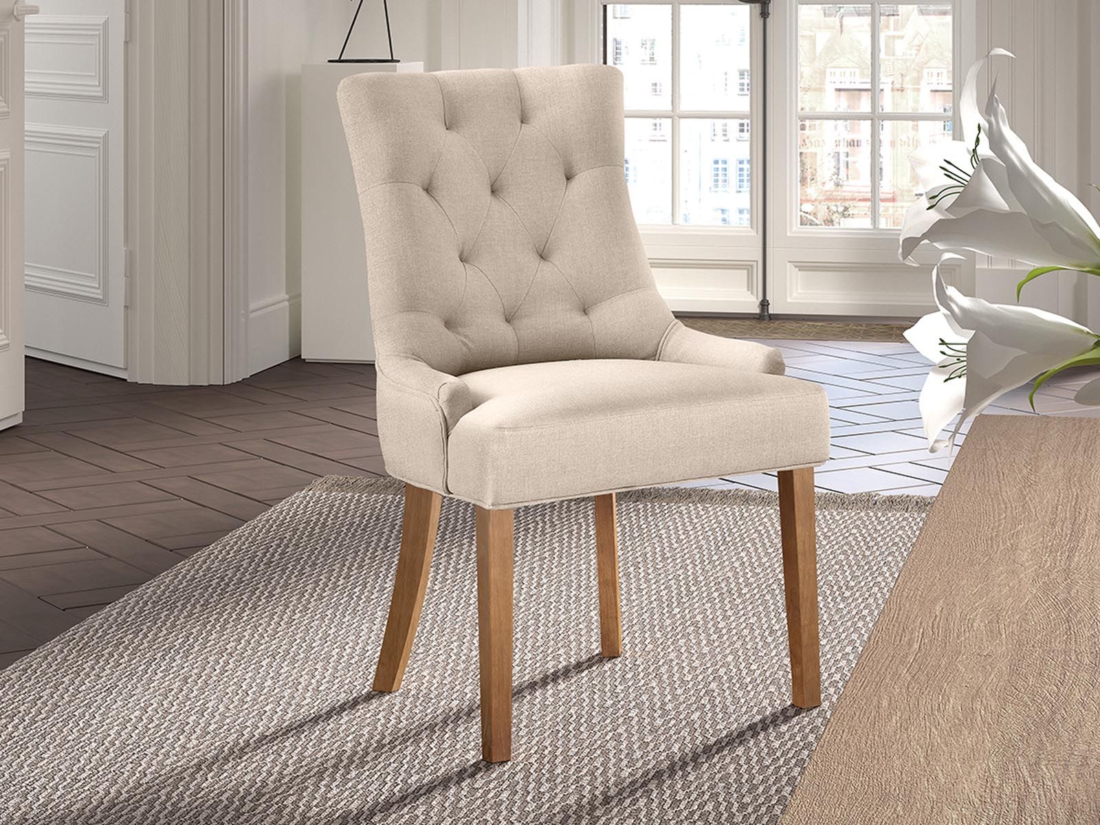 Chaise moderne ARIANE sable léger