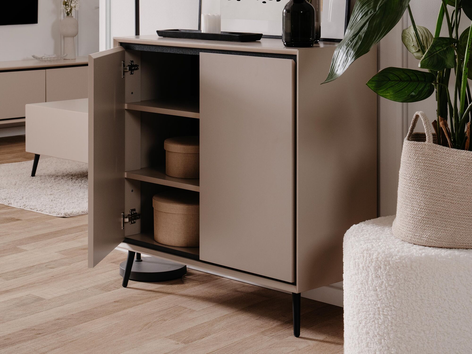 Commode ANOLARO 2 portes sable