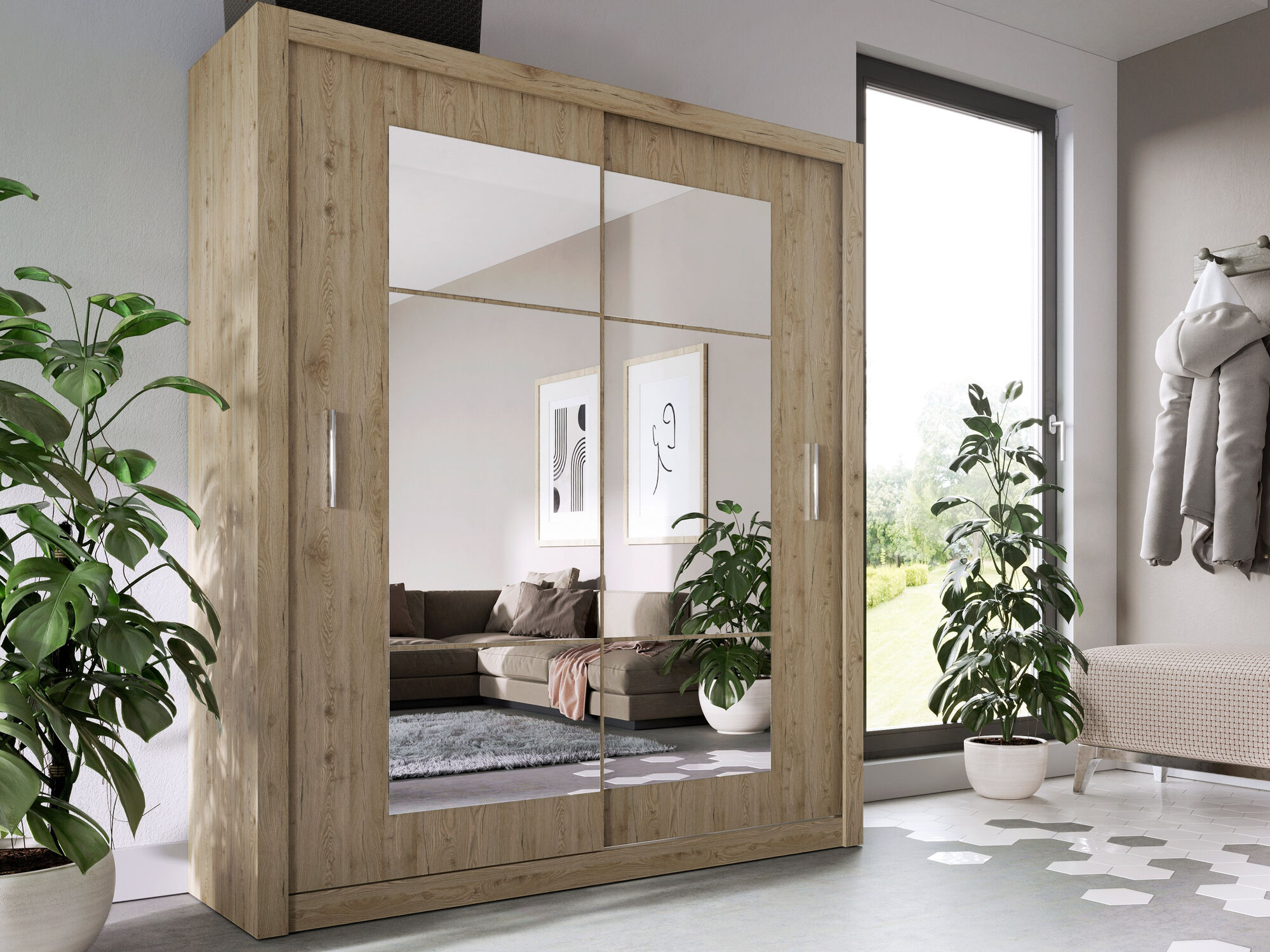 Armoire IDOLE 2 portes coulissantes sanremo