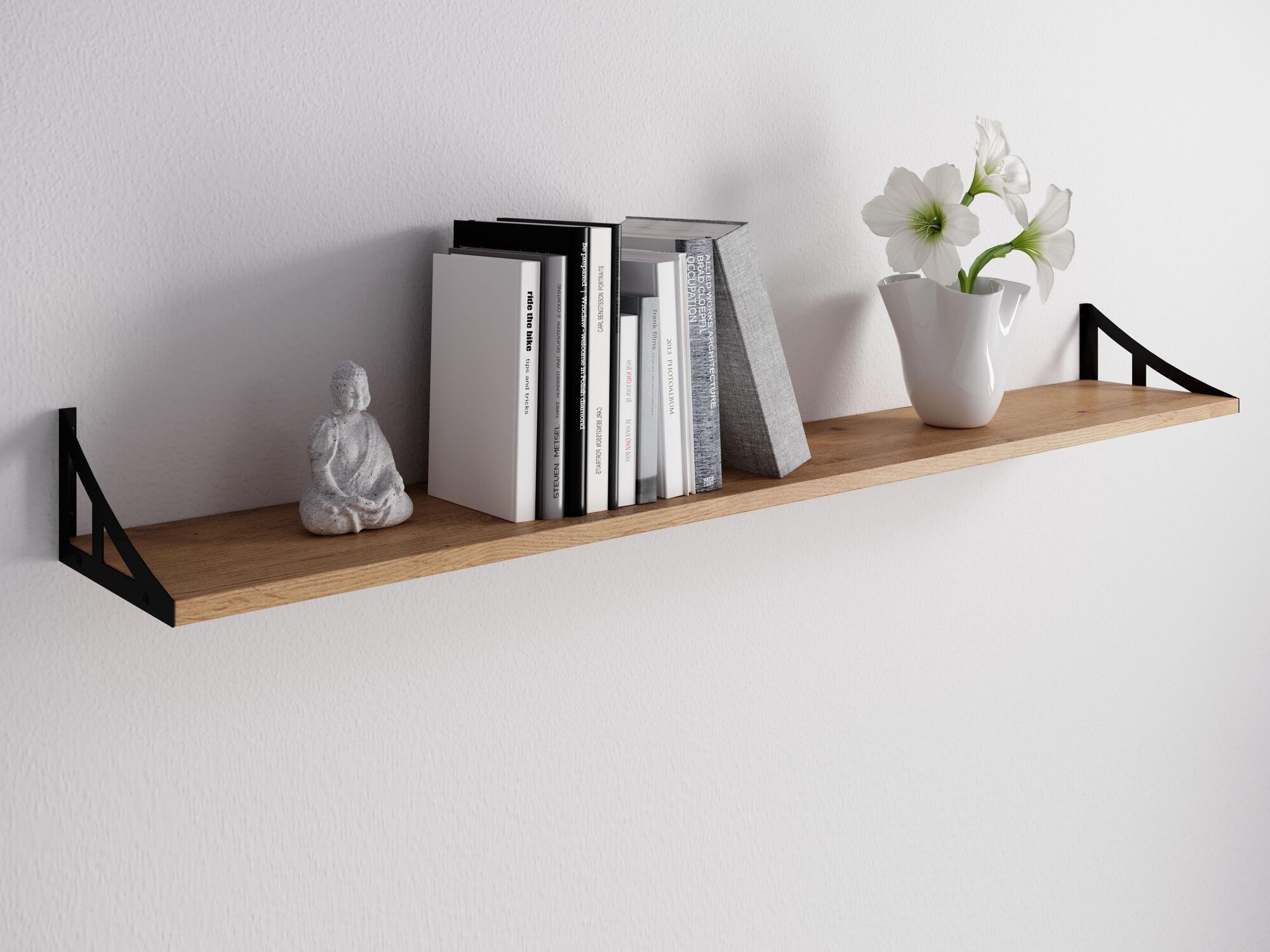 Étagère JULIO 138 cm chêne lancelot