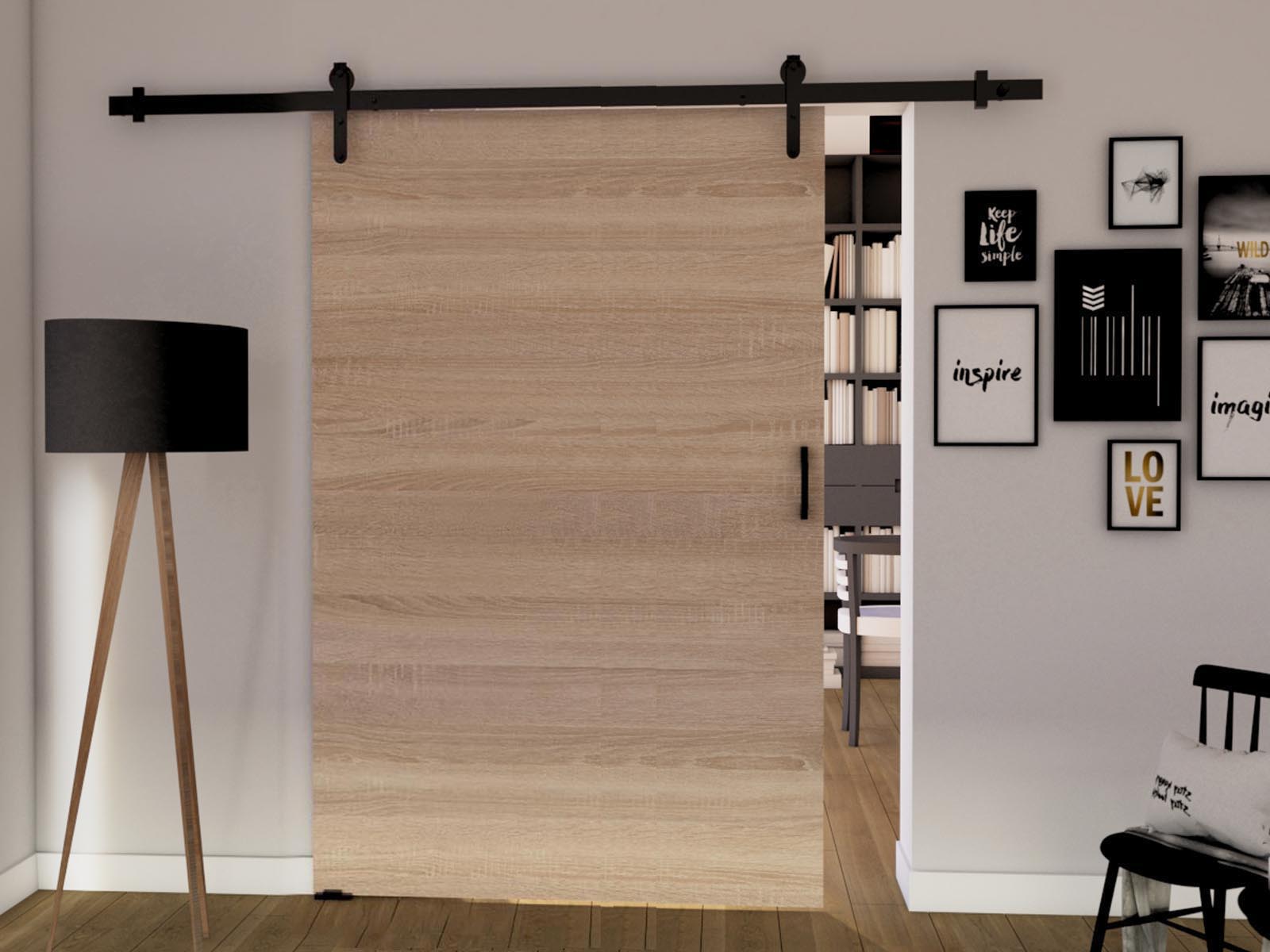 Porte coulissante LIFTAKO 106 cm sonoma