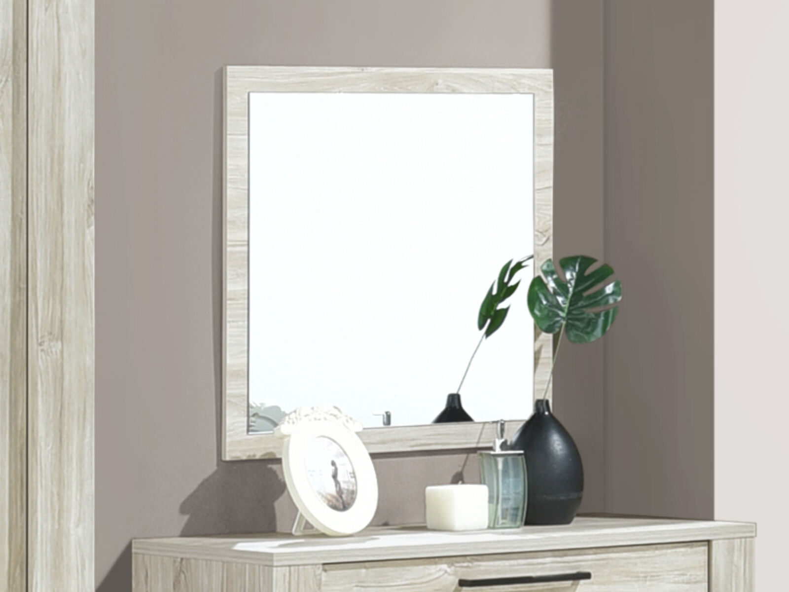 Miroir IVAN chêne plage