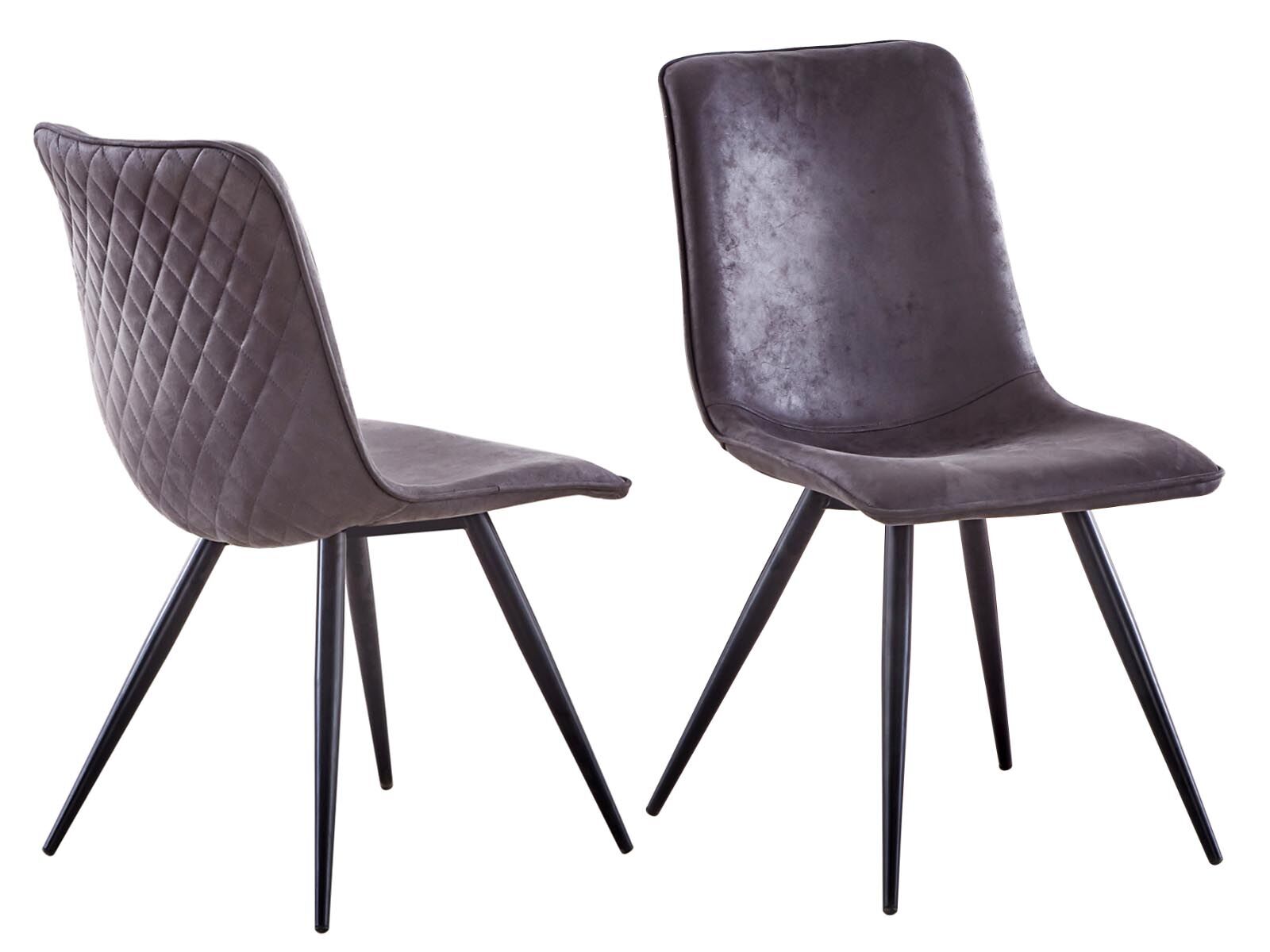Lot de 4 chaises CODY gris