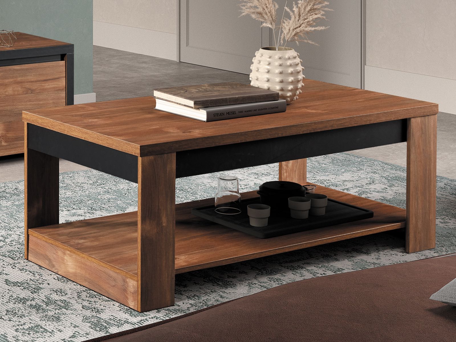 Table basse SYLVIE 120 cm mangolia