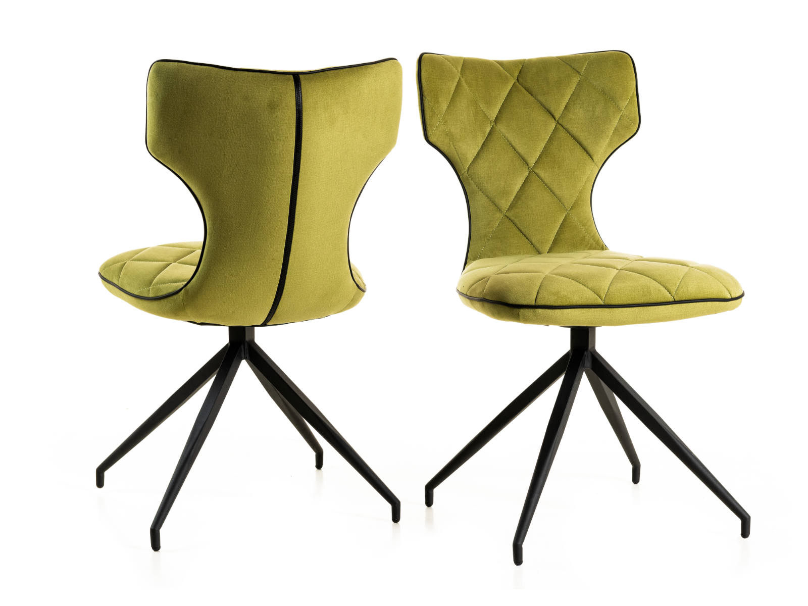 Lot de 2 chaises MILAN vert
