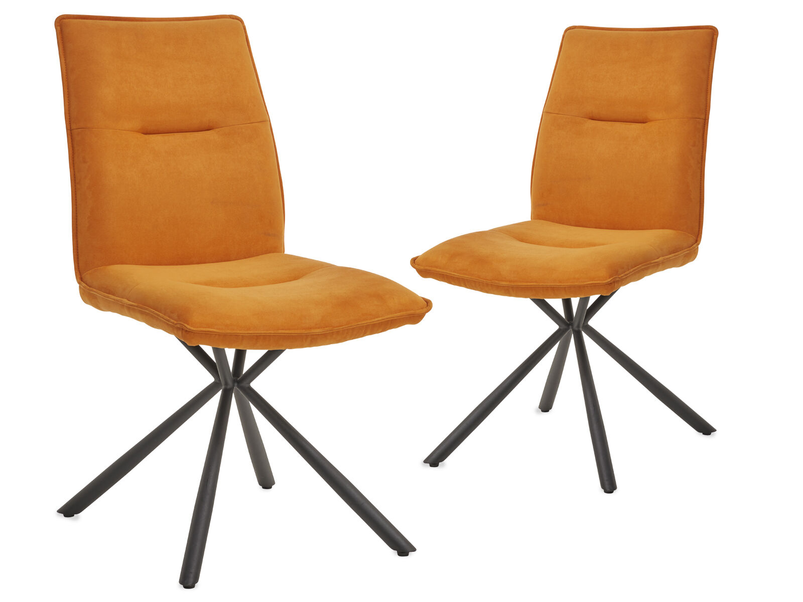 Lot de 2 chaises TIMMO orange