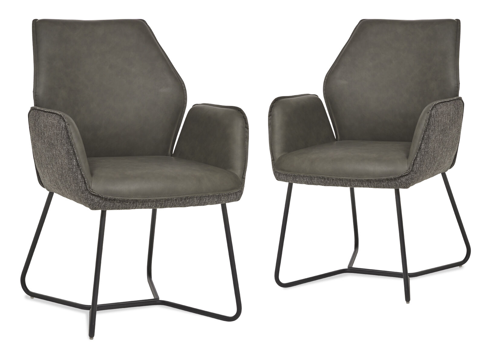 Lot de 2 chaises STRIKE stone