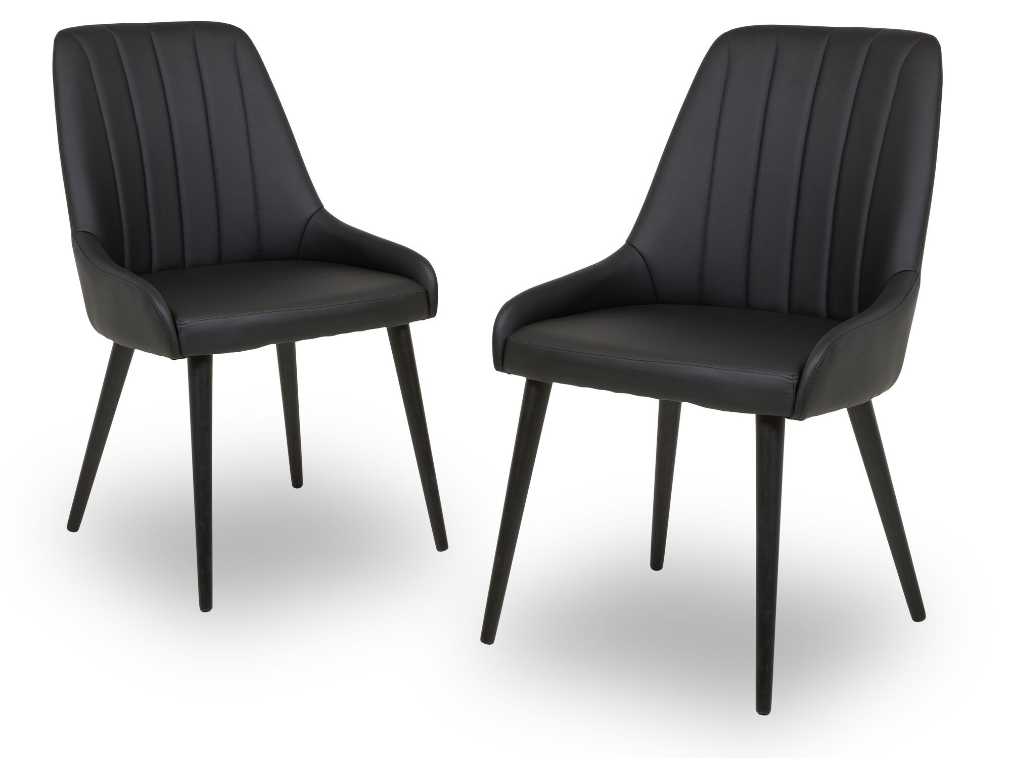 Lot de 2 chaises RAPHEO noir