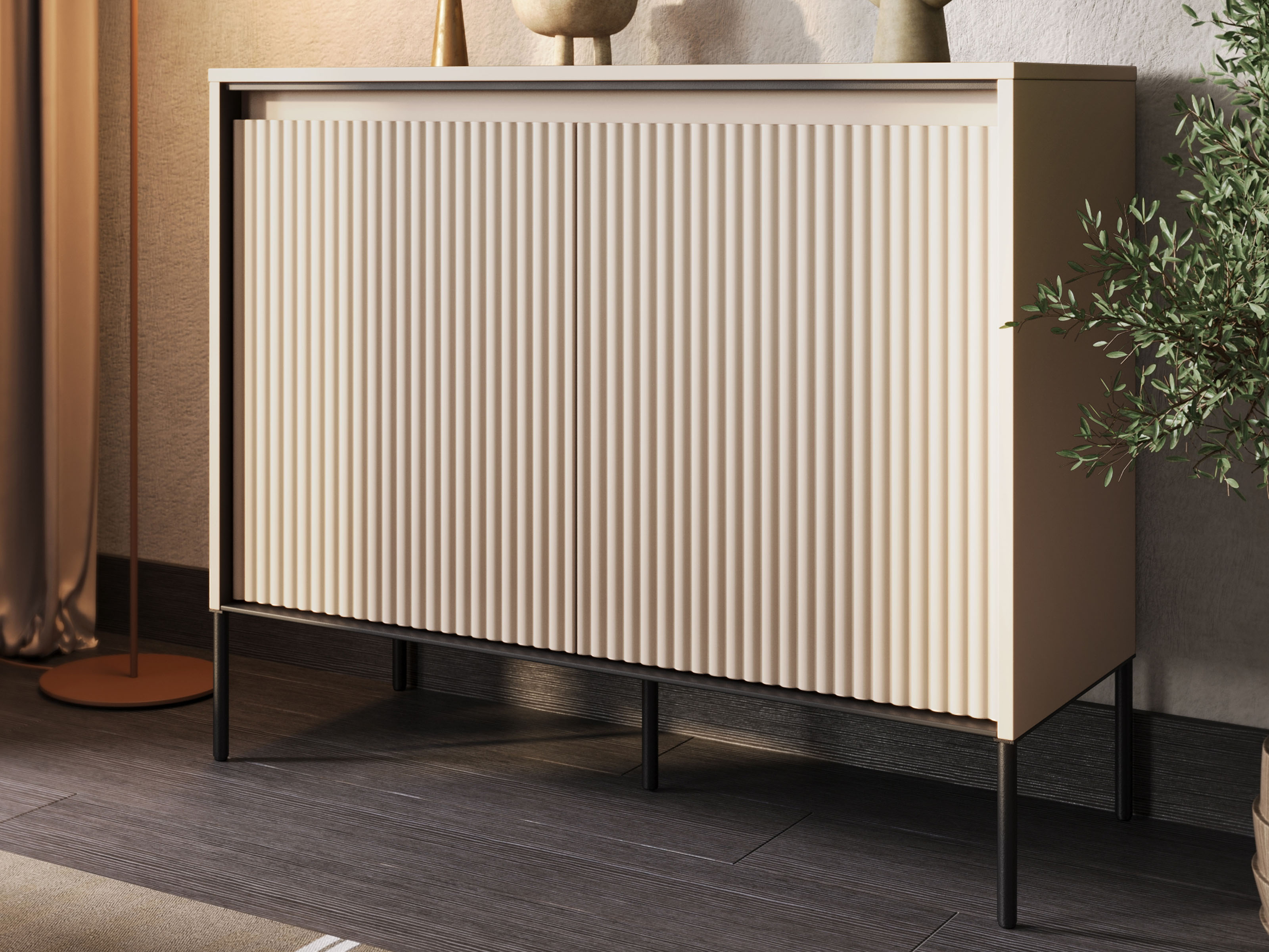 Commode TRAINING 2 portes sable