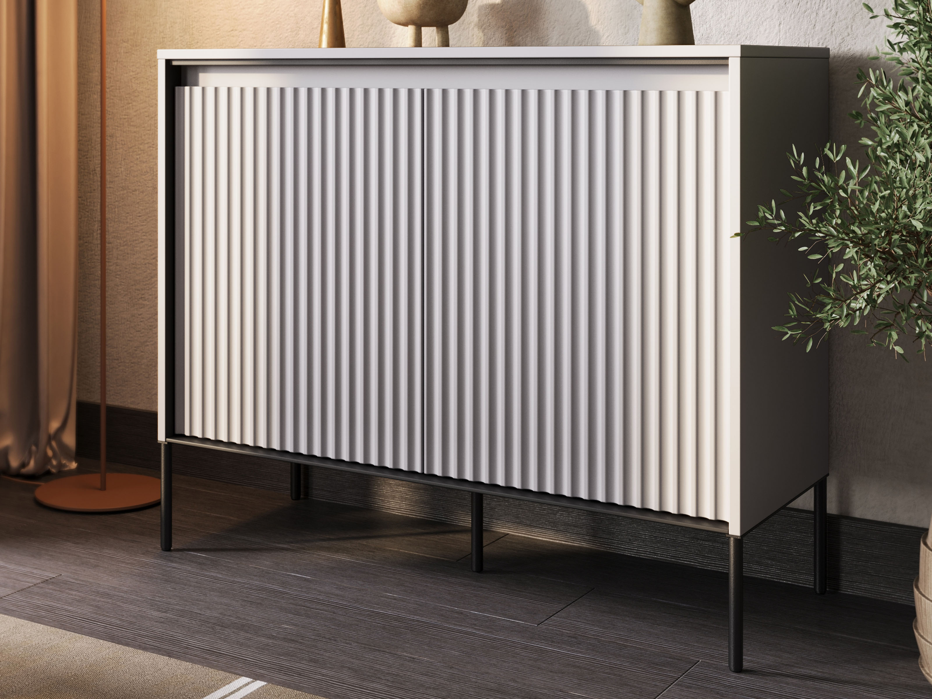 Commode TRAINING 2 portes gris