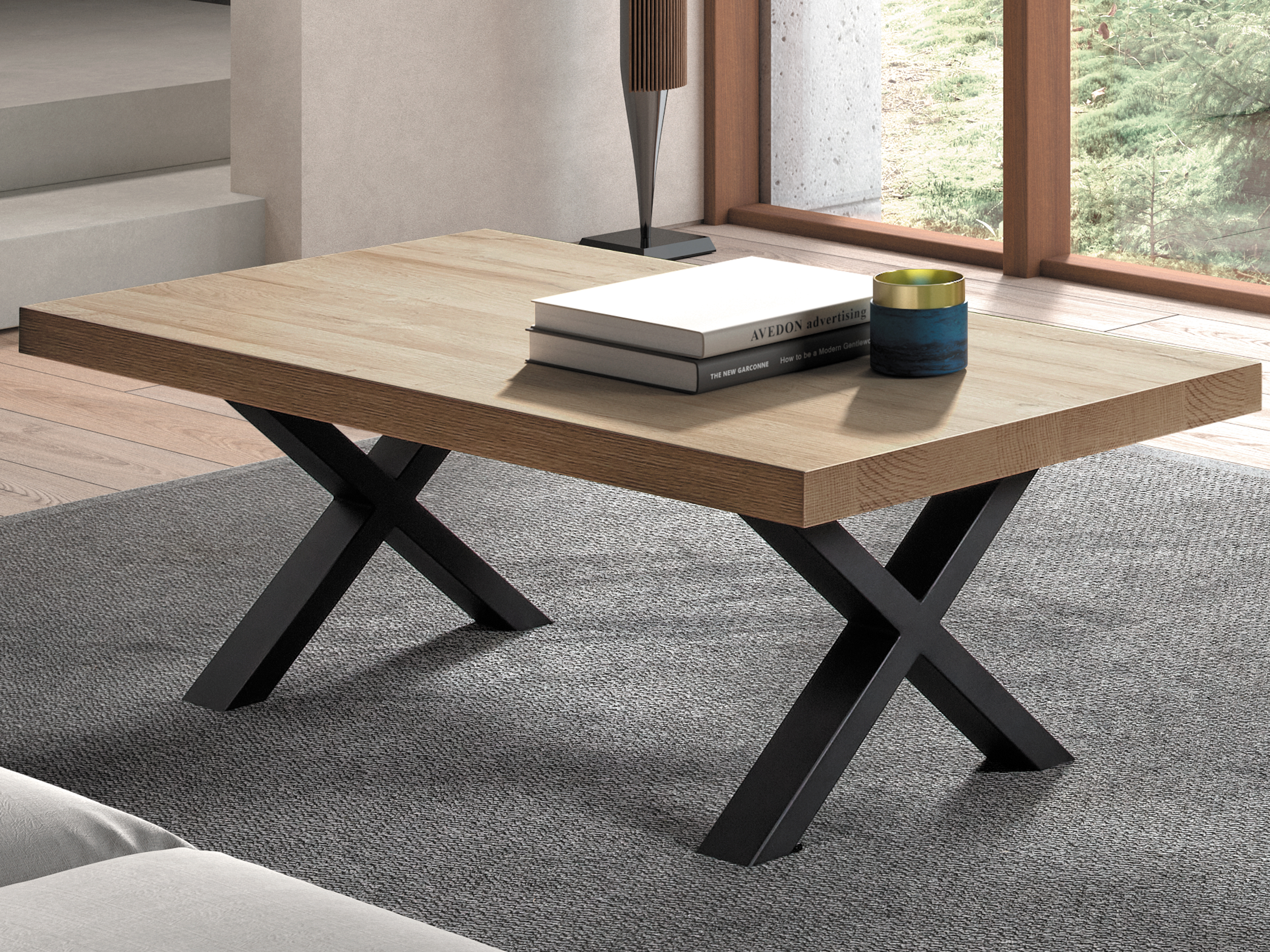 Table basse SYROCO chêne canyon