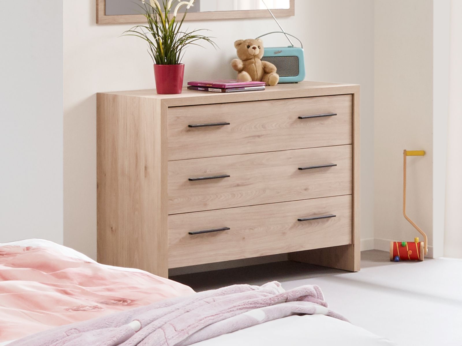 Commode VIOLON 3 tiroirs castella