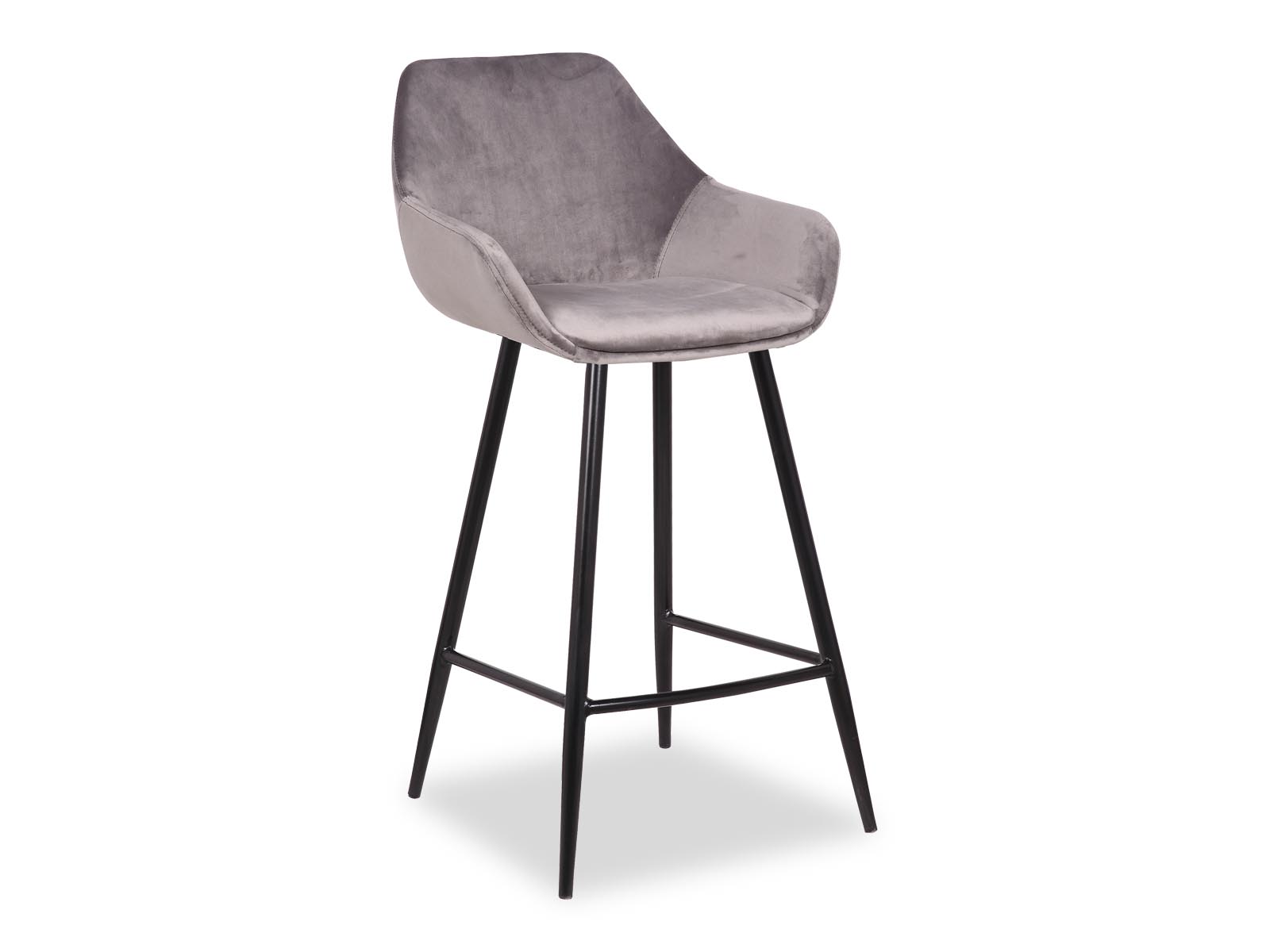Tabouret de bar DAMAGE gris - 65 cm