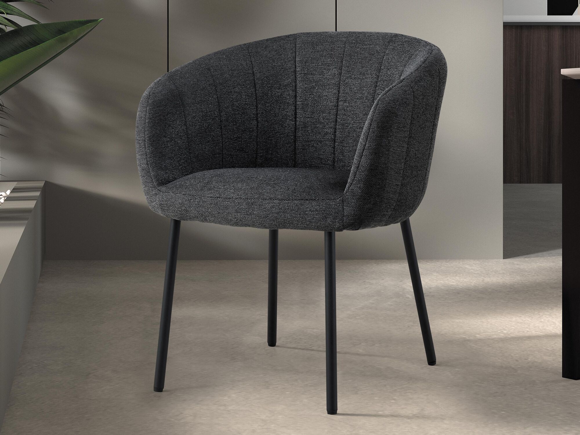 Chaise SEVALO gris foncé