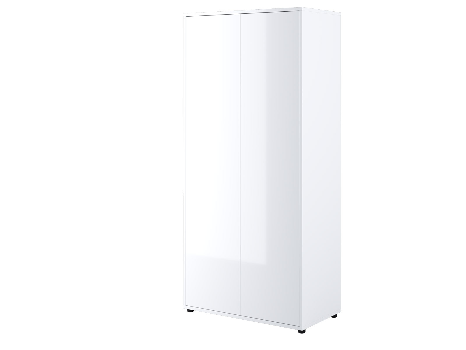 Armoire CONCEPTION PRO II 2 portes blanc/blanc brillant