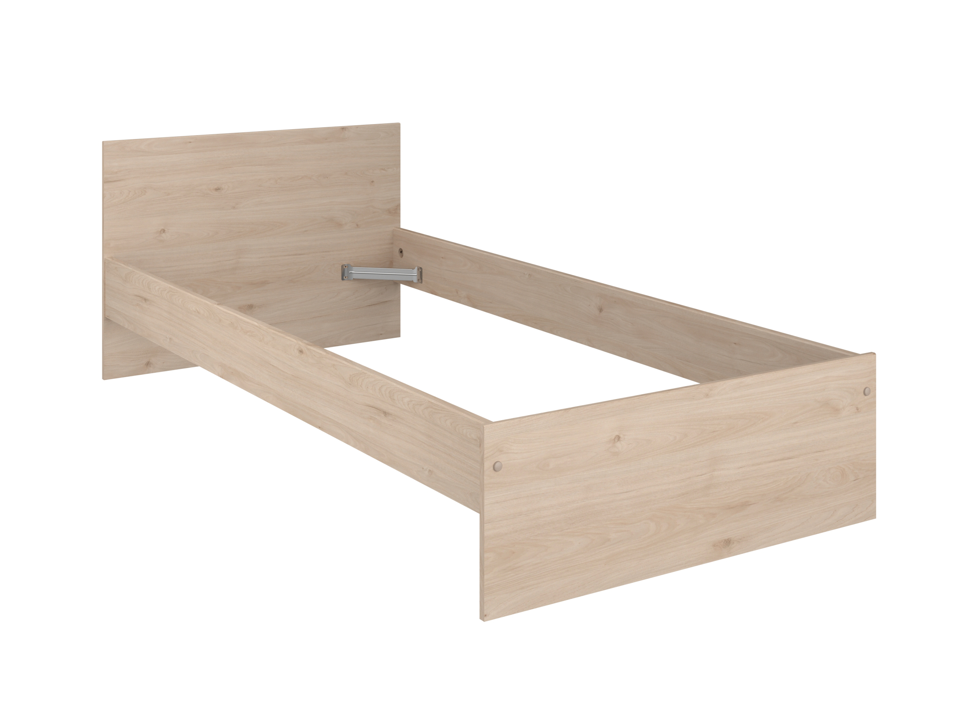 Lit SHELASO 90x190 cm chêne jackson