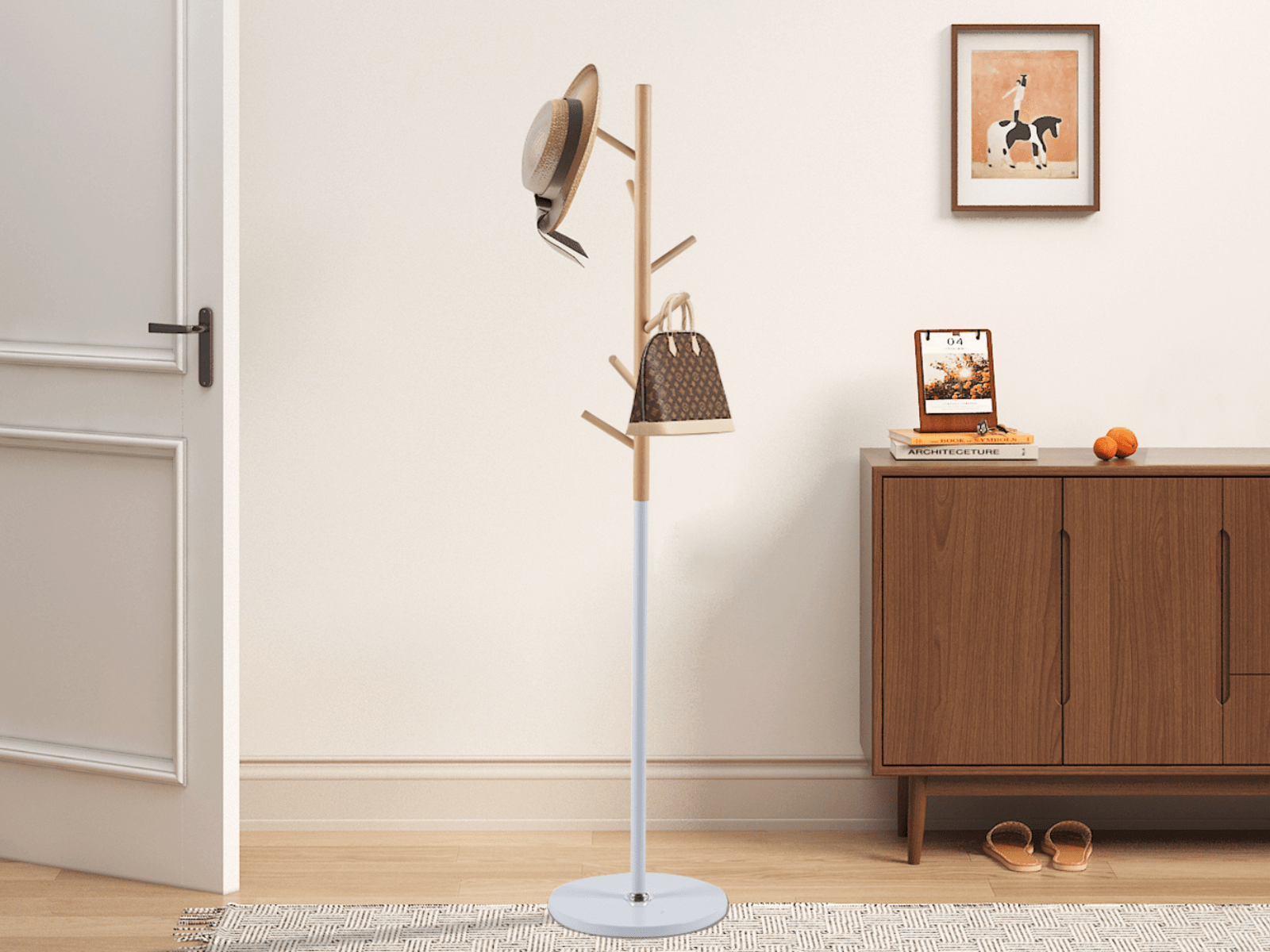 Porte-manteaux VIOBELLA blanc