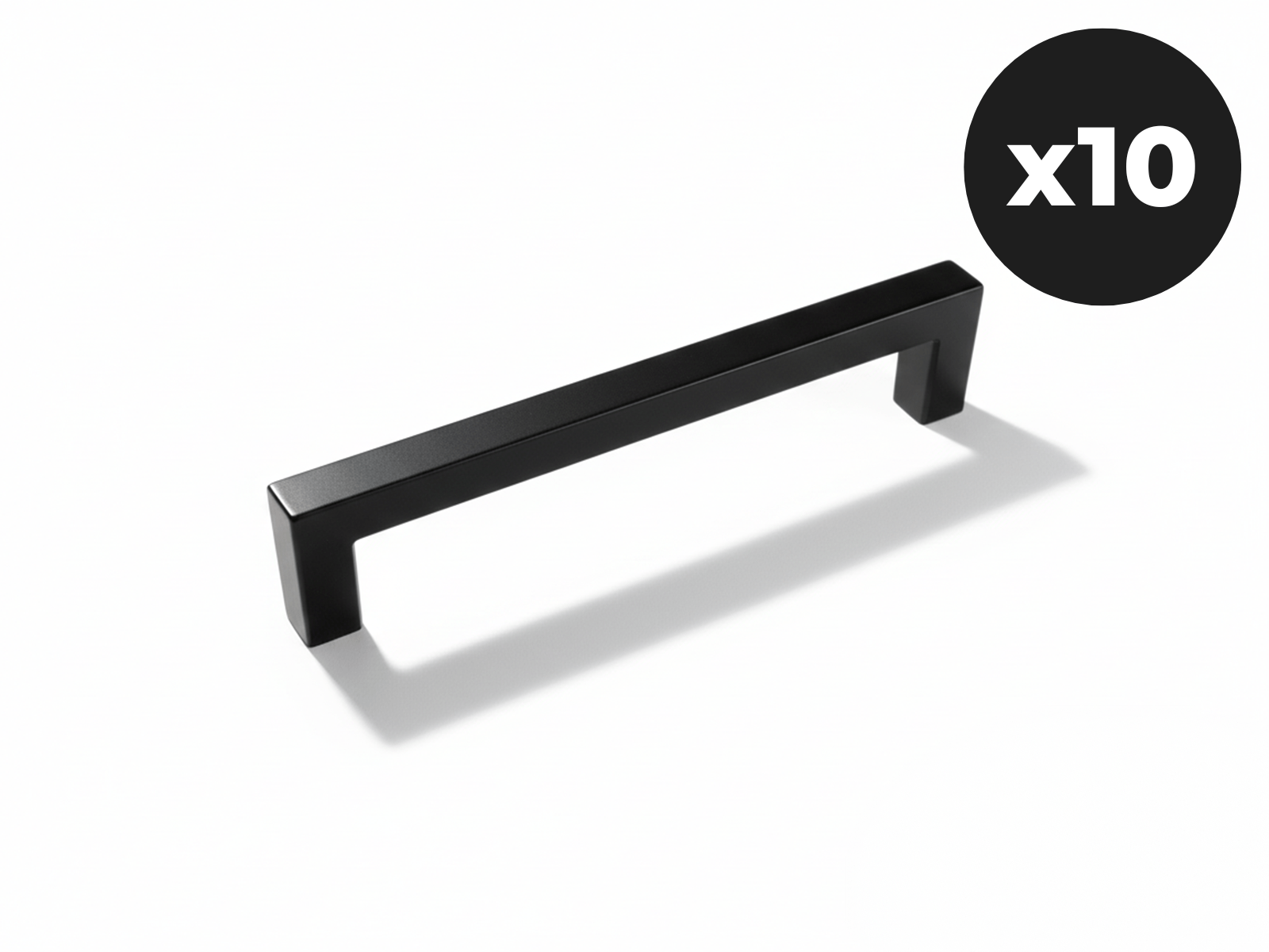 Lot de 10 poignées WASHING noir