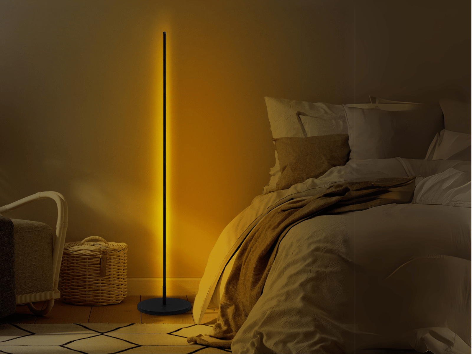 Lampadaire OLLITA noir