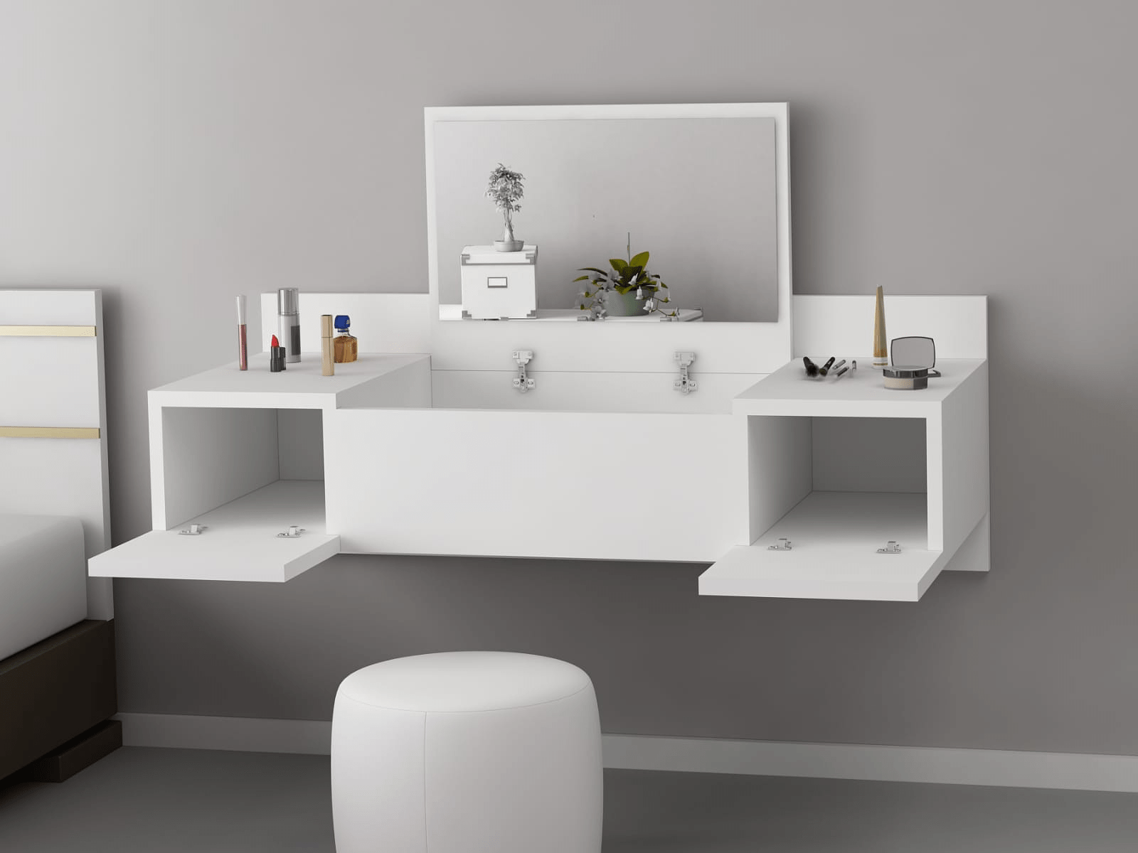 Coiffeuse ZAKKORI blanc