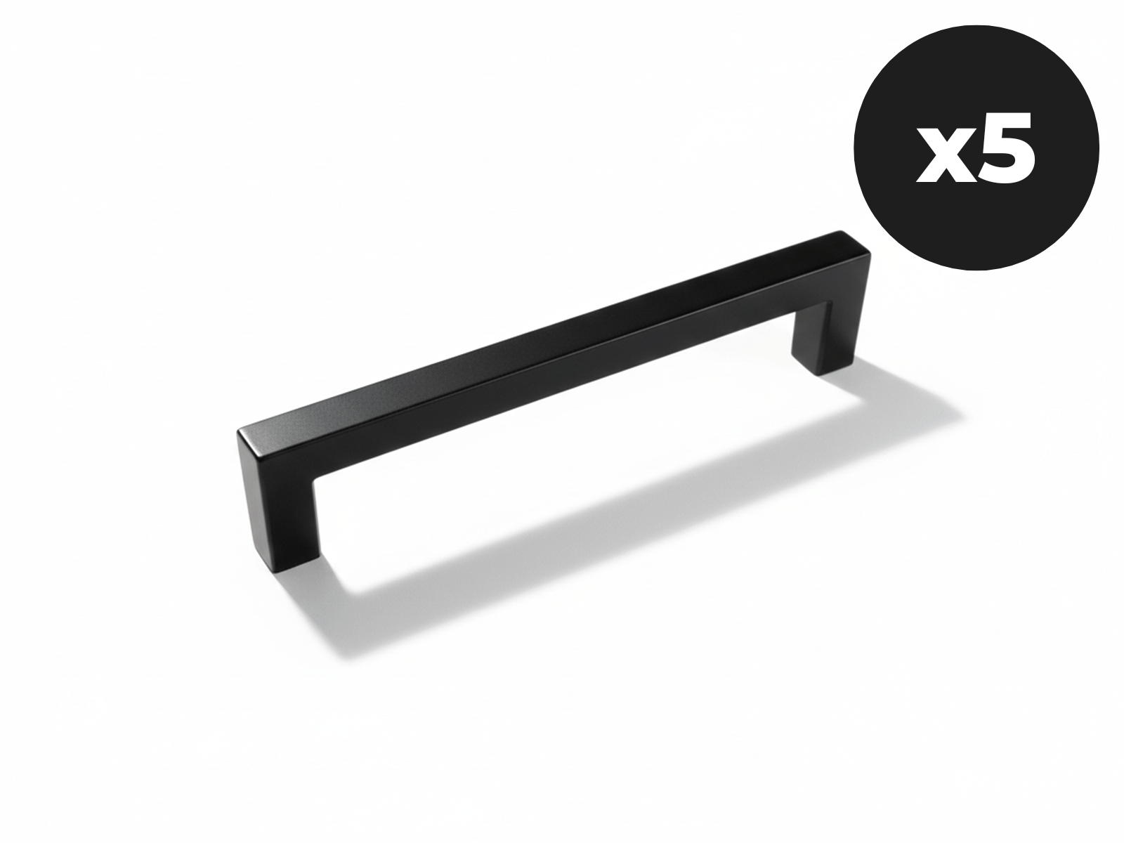 Lot de 5 poignées WASHING noir