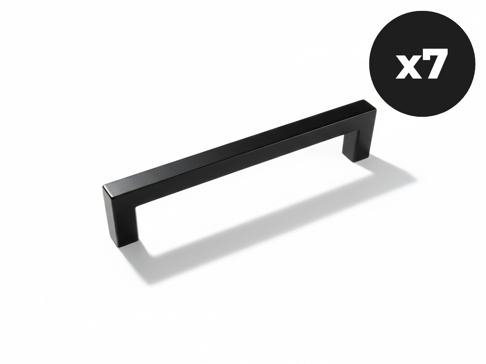 Lot de 7 poignées WASHING noir