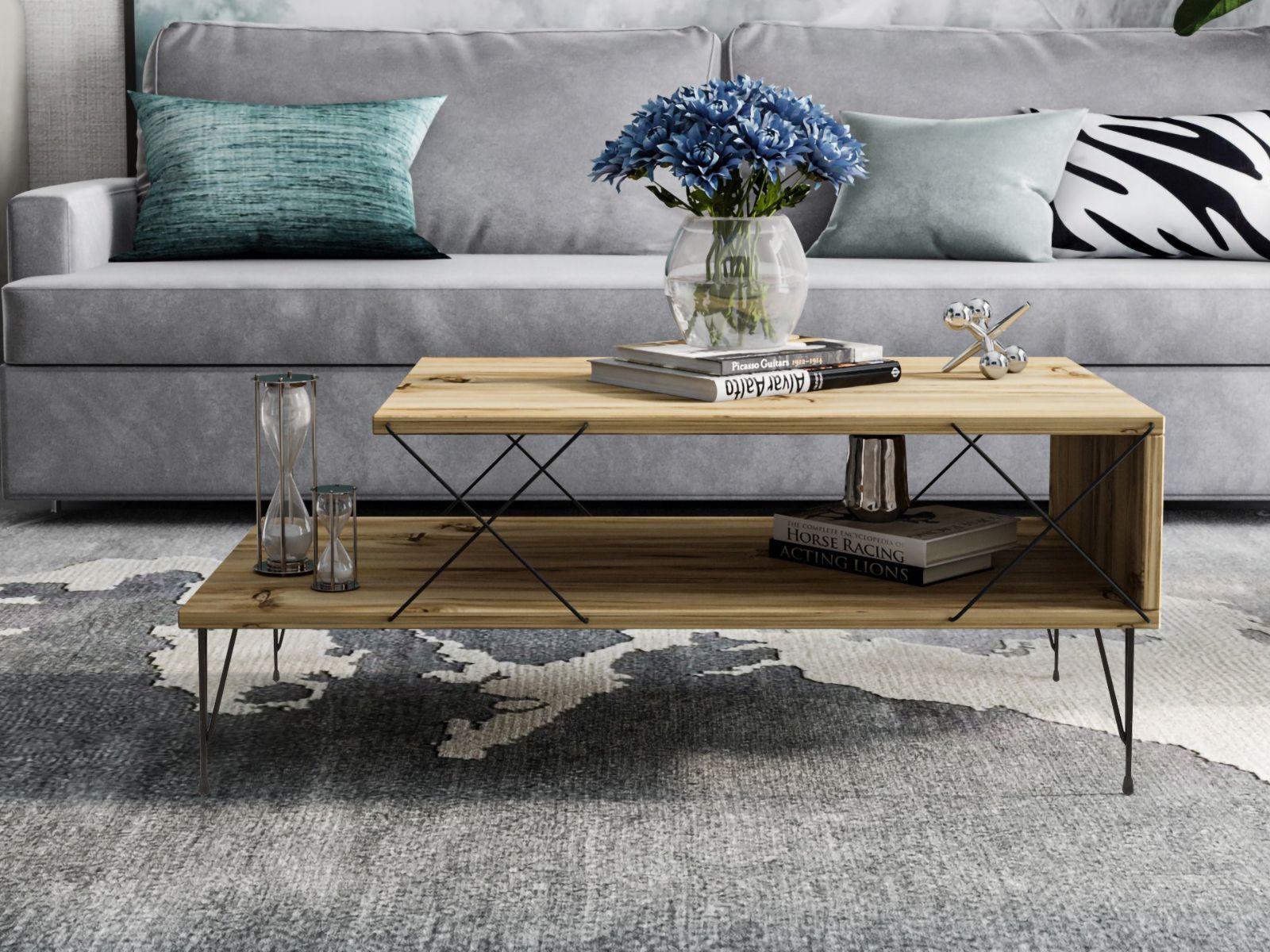 Table basse LOIRET 100 cm chêne