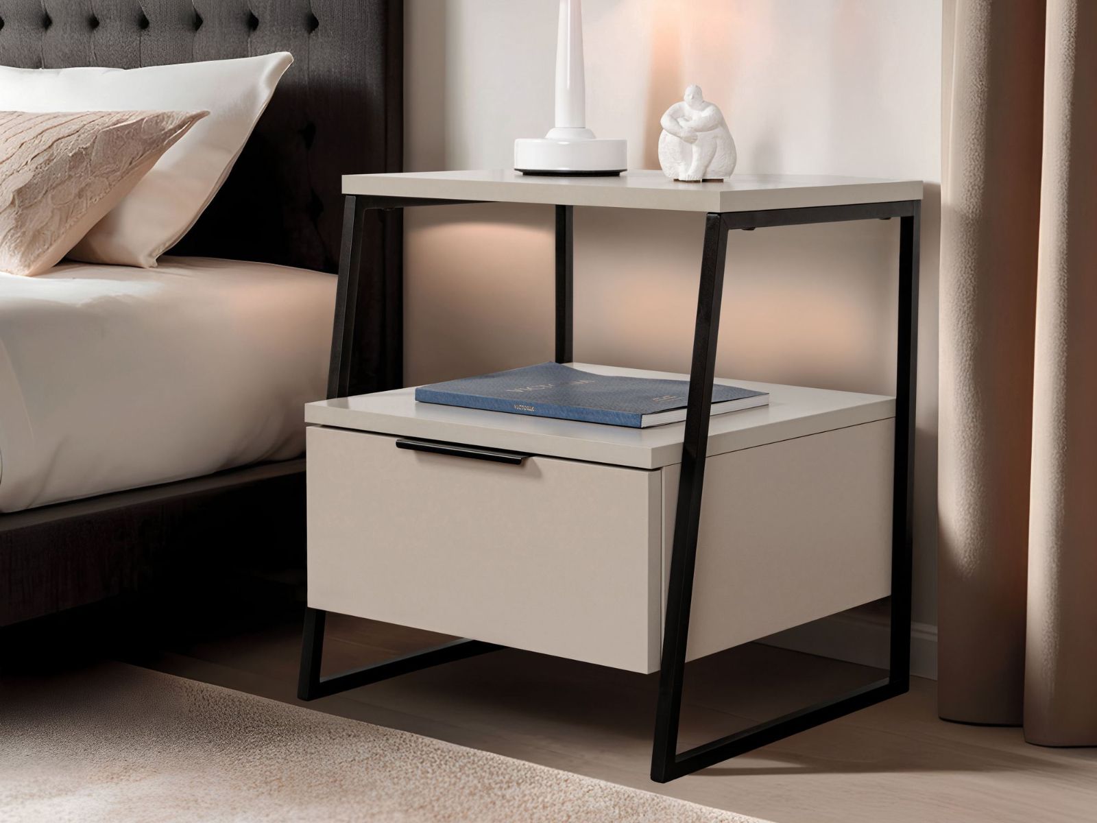 Chevet PALPA 1 porte cachemire