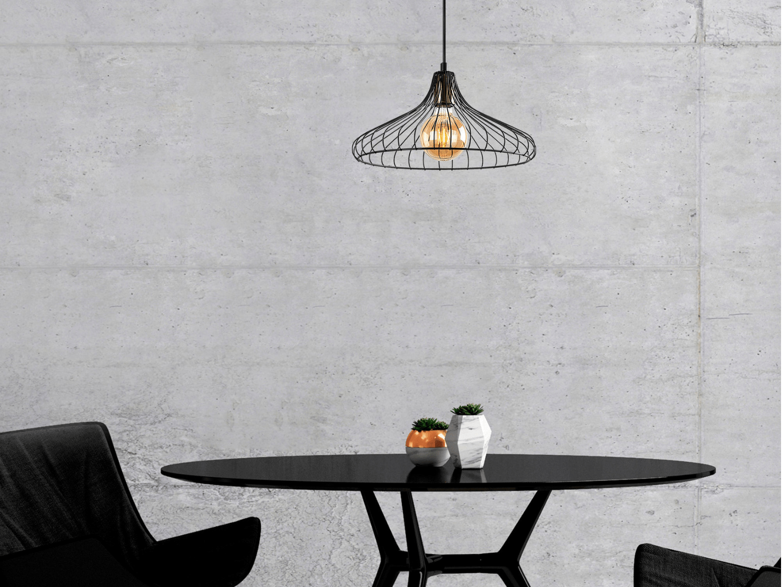 Plafonnier DENNOU noir