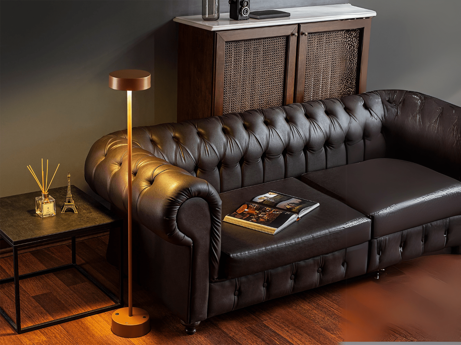 Lampadaire KELLY cuivre