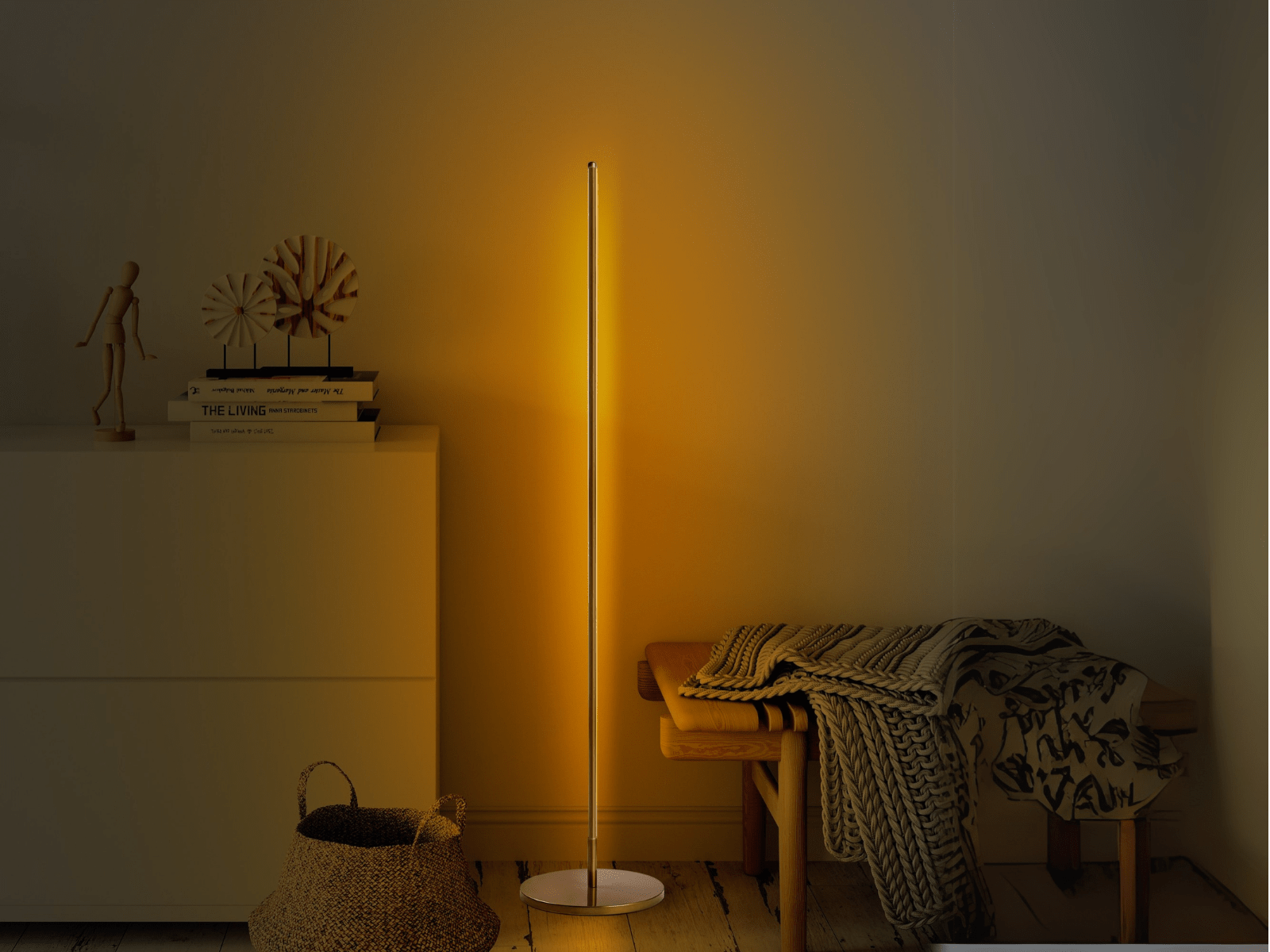 Lampadaire OLLITA bronze doré