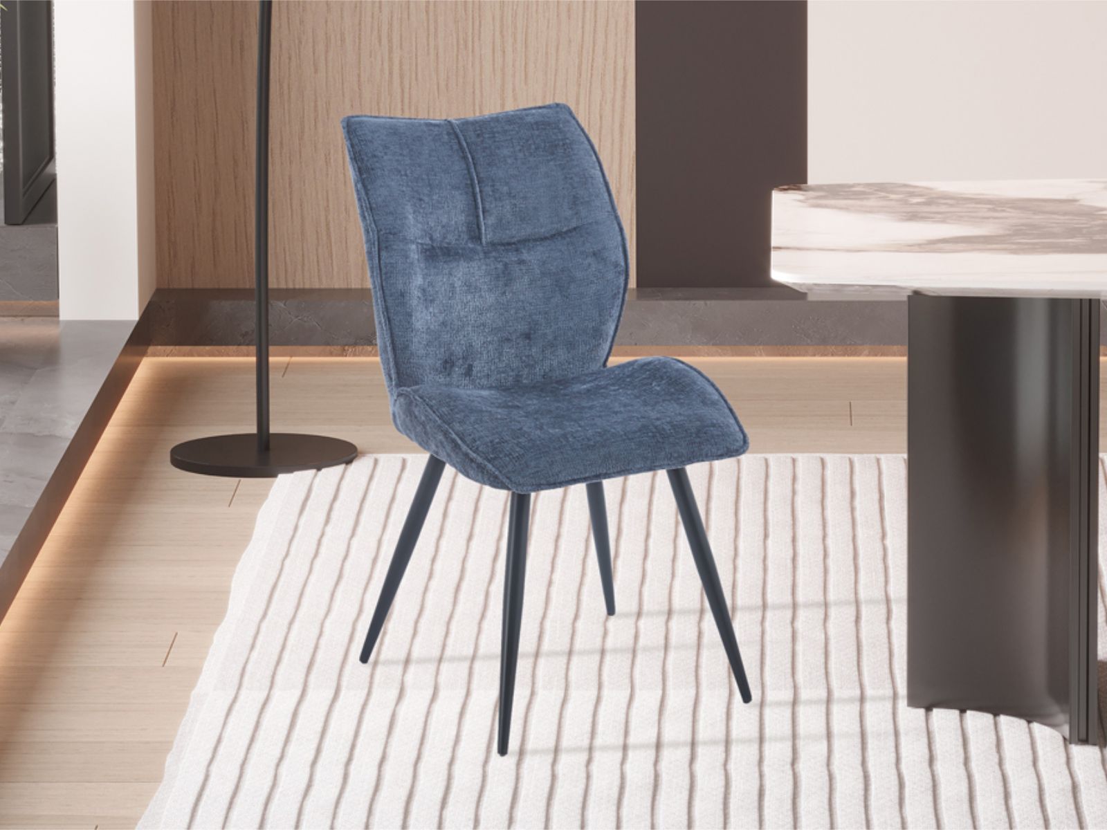 Chaise FAYO bleu