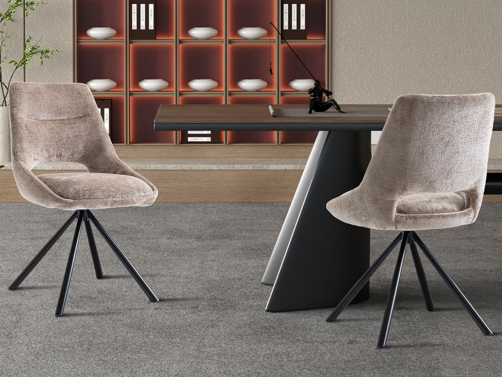 Chaise DANTINO taupe